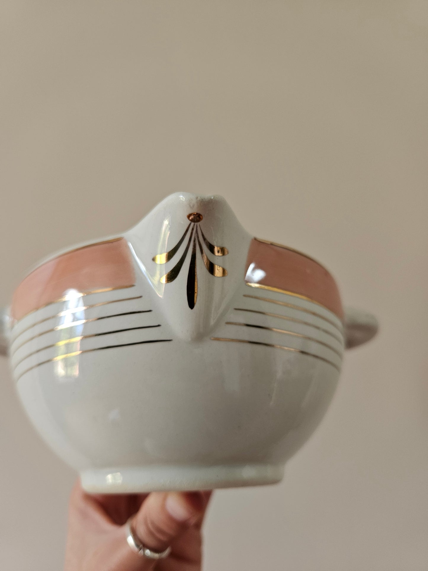 Saucière K&G Lunéville rose