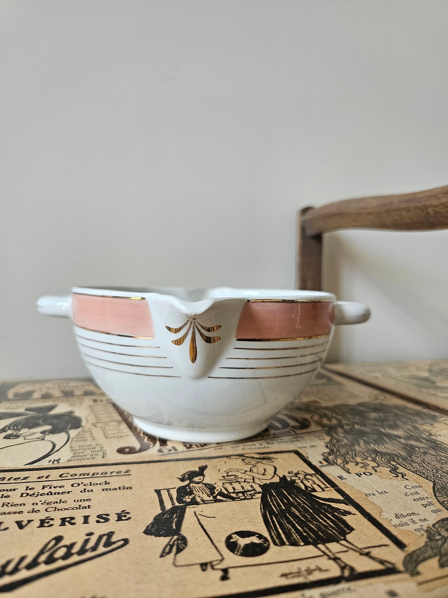 Saucière K&G Lunéville rose