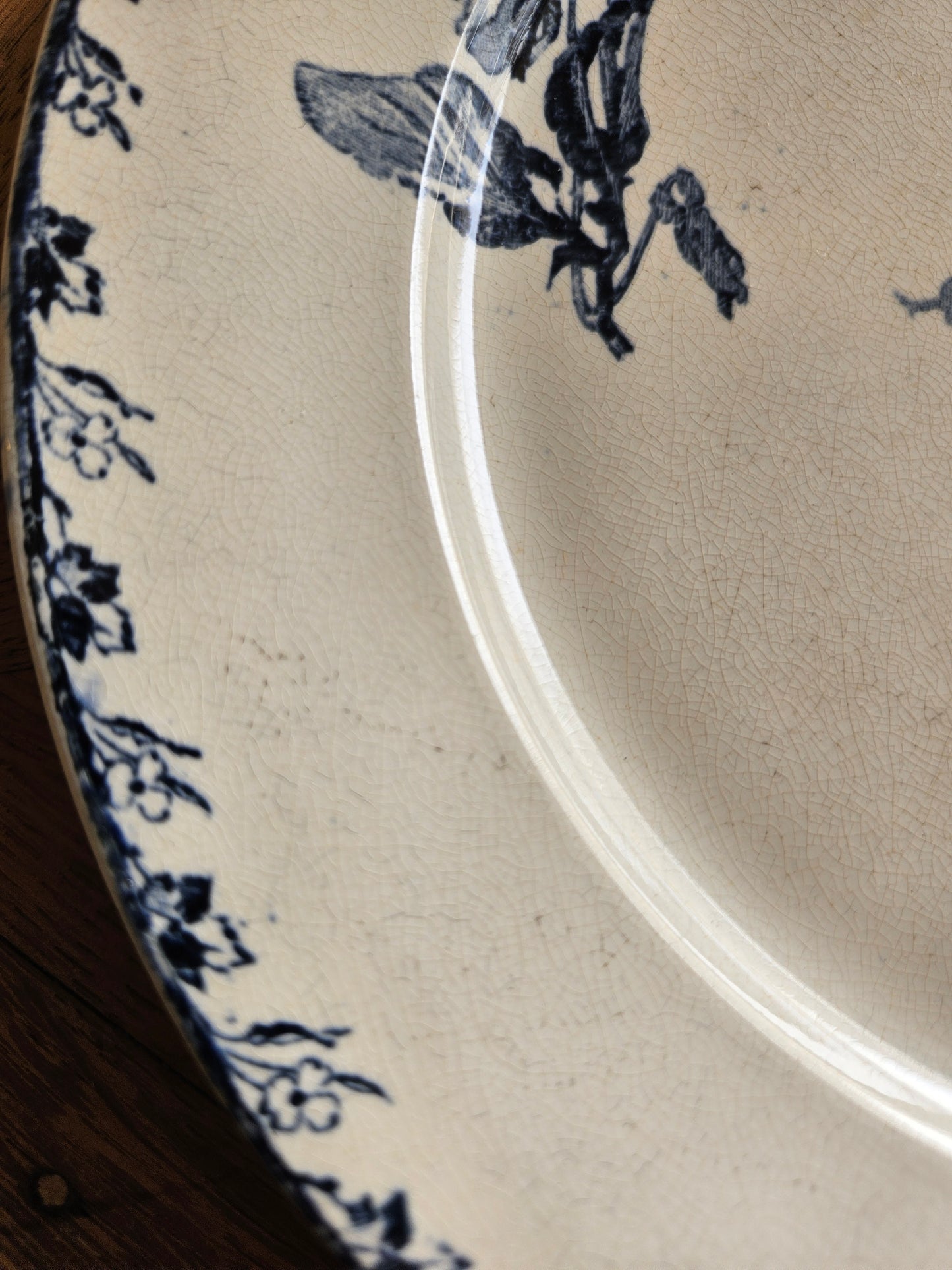 Assiettes plates U&C Sarreguemines, Stella