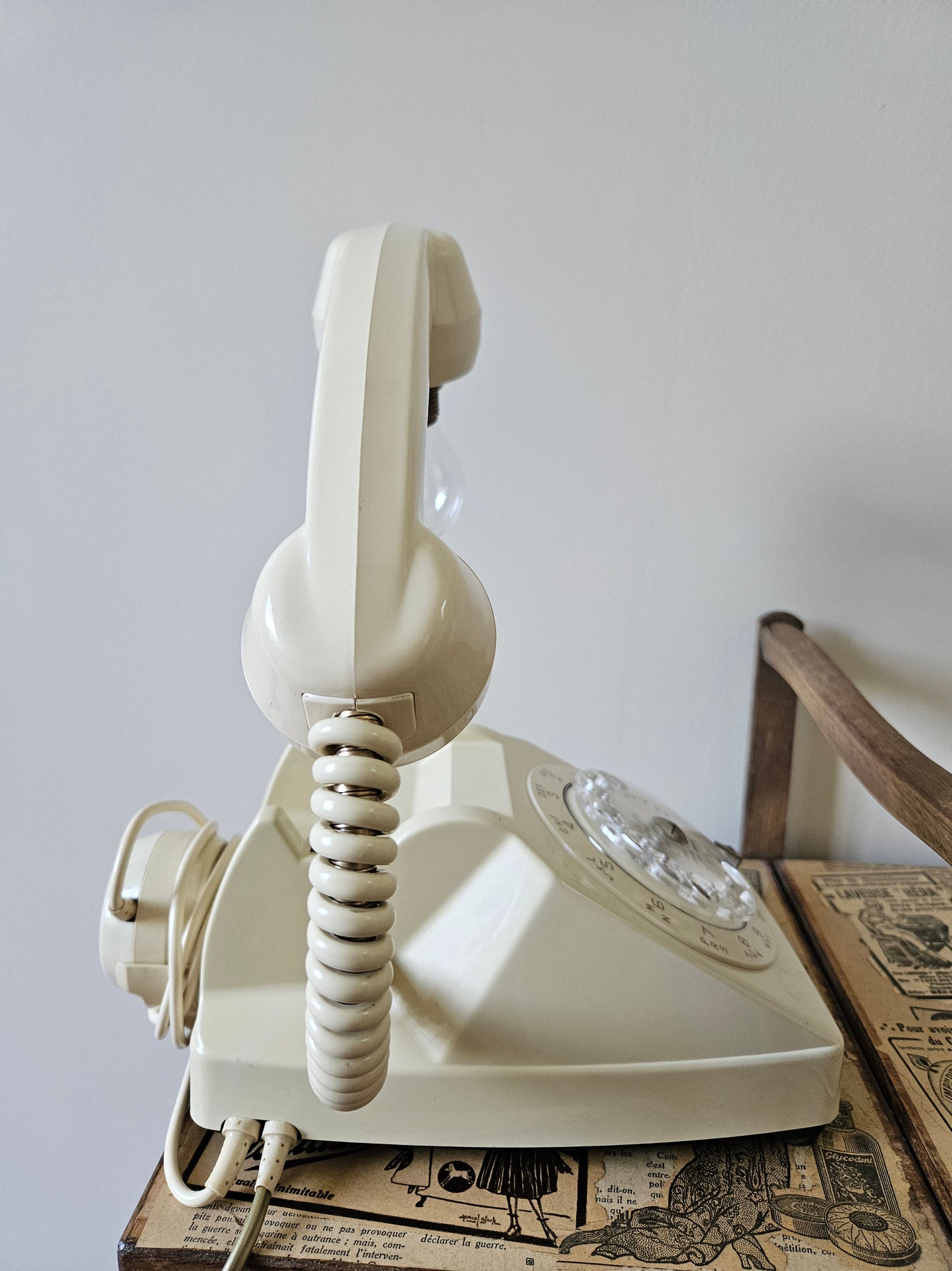 Lampe vintage BakéLight, crème