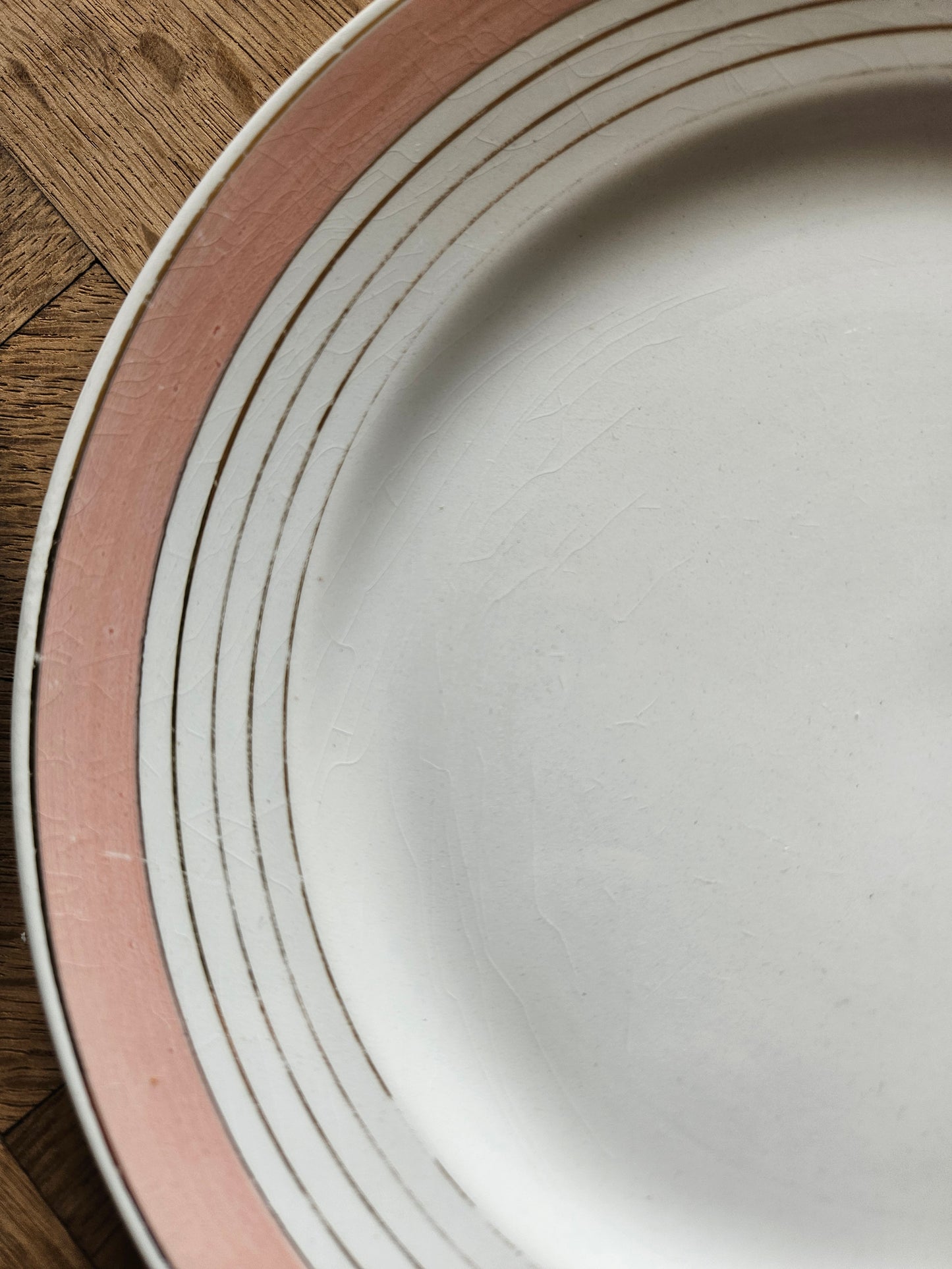 Assiettes plates vintage dépareillées "Summer"