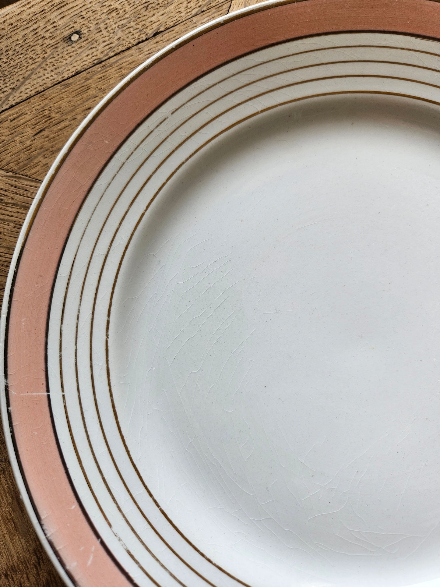 Assiettes plates vintage dépareillées "Summer"