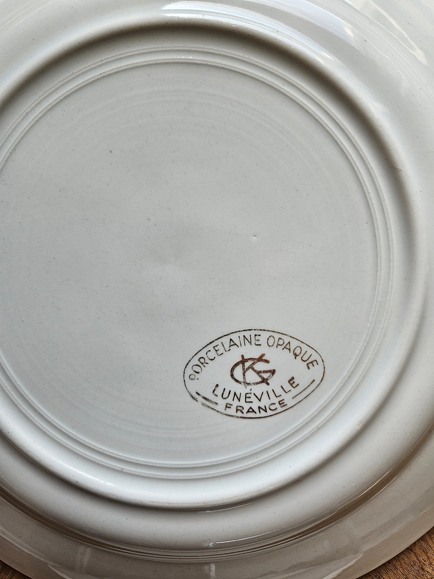 Assiettes plates vintage dépareillées "Summer"