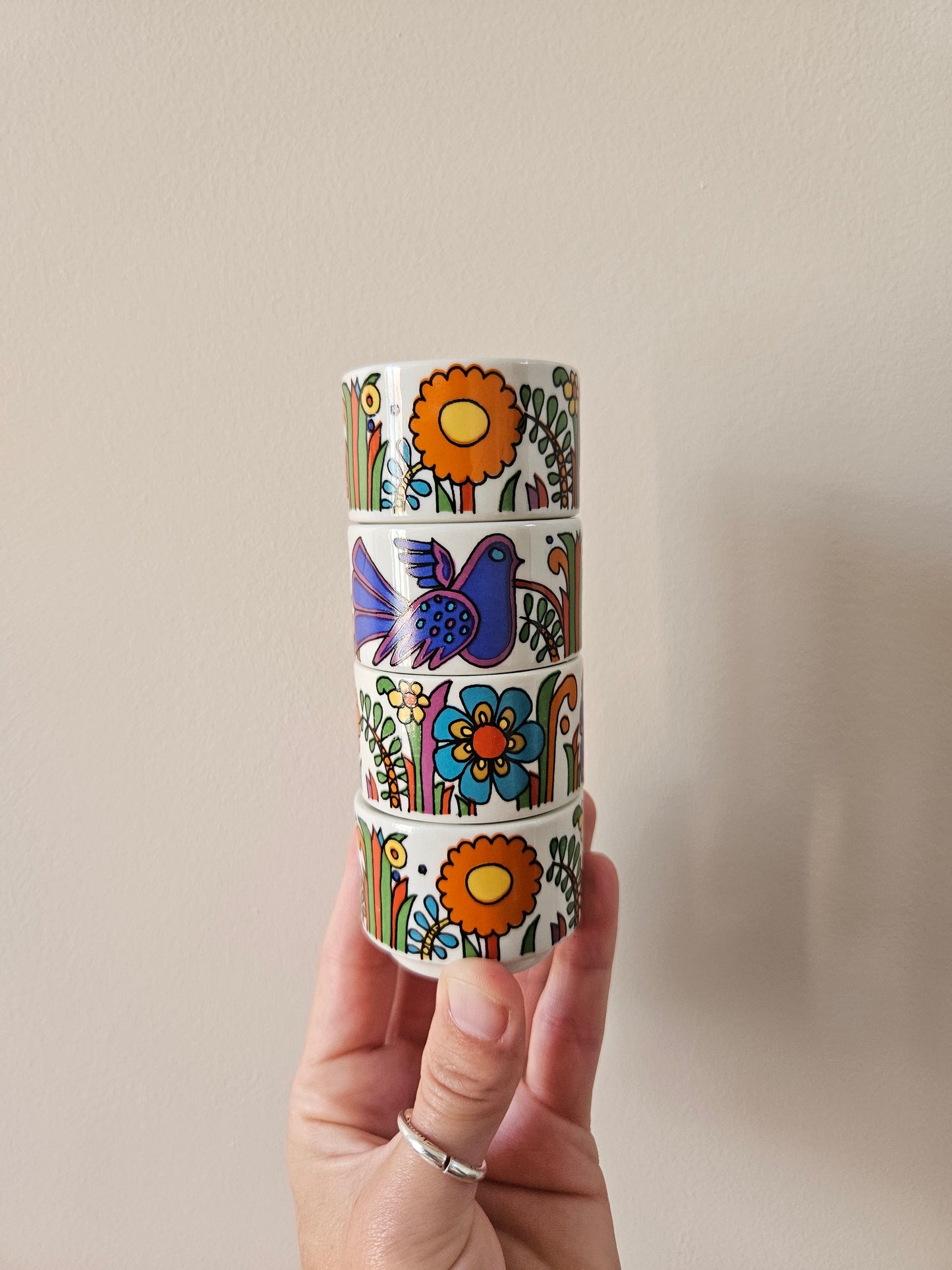 Coquetiers vintage Villeroy et Boch Acapulco