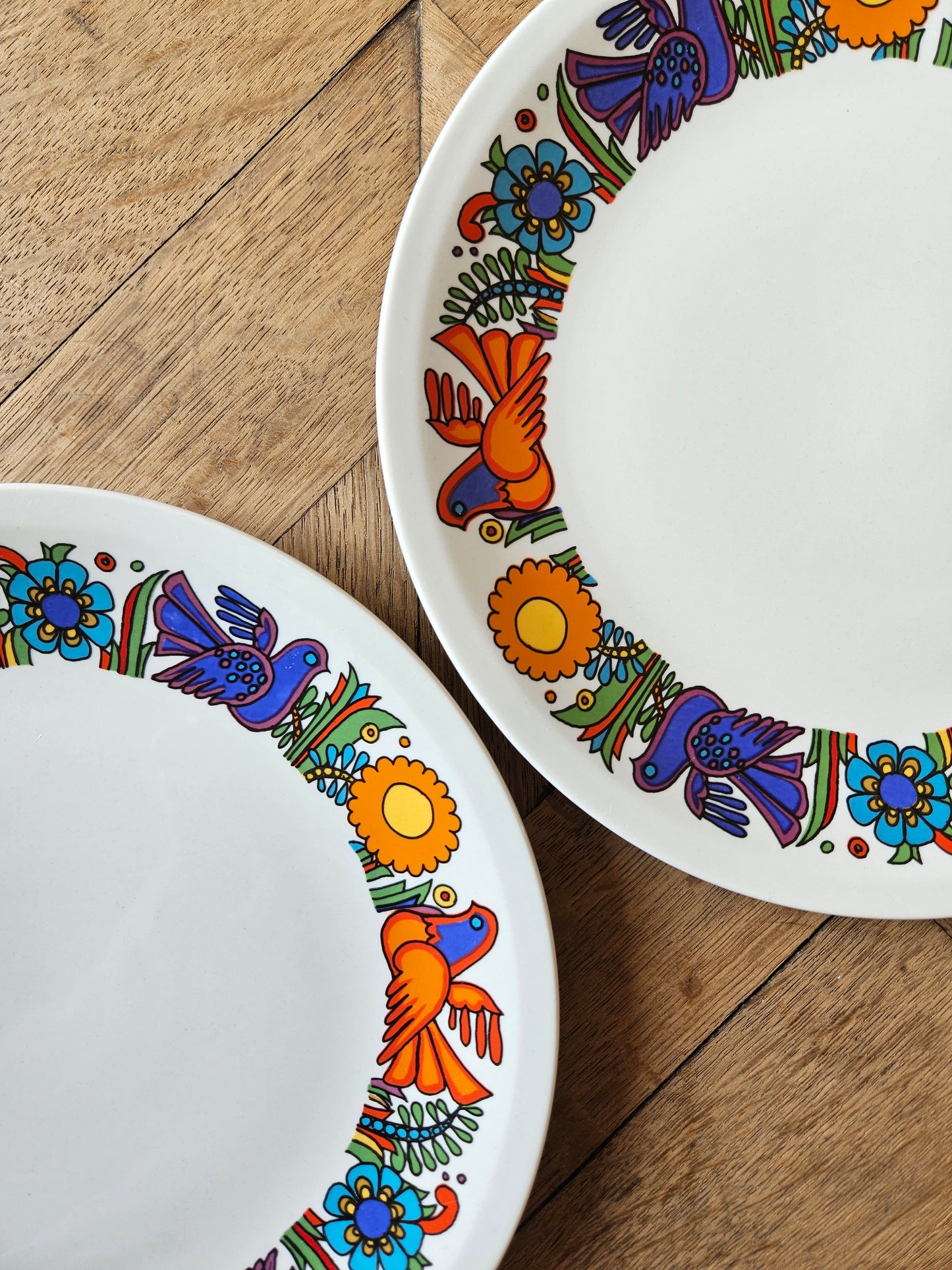 Assiettes vintage Villeroy et Boch Acapulco