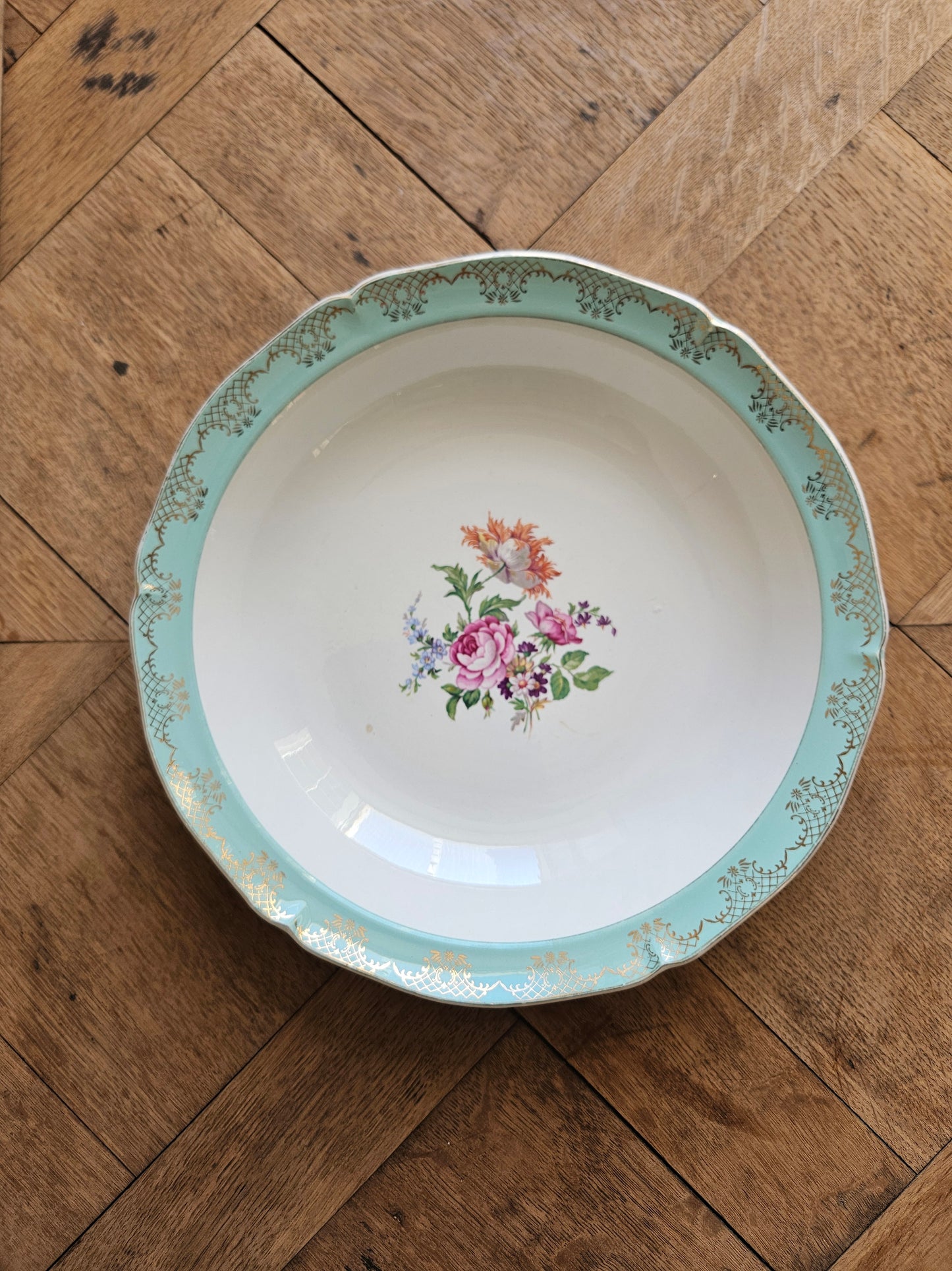 Plat creux vintage Ceranord St Amand Chambord