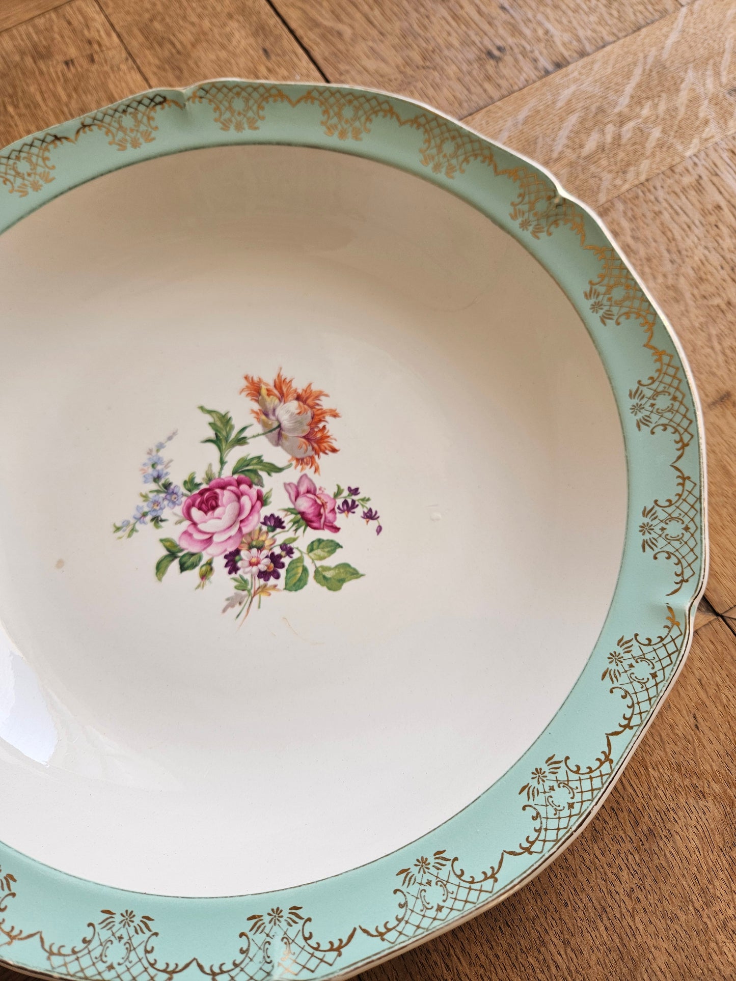 Plat creux vintage Ceranord St Amand Chambord