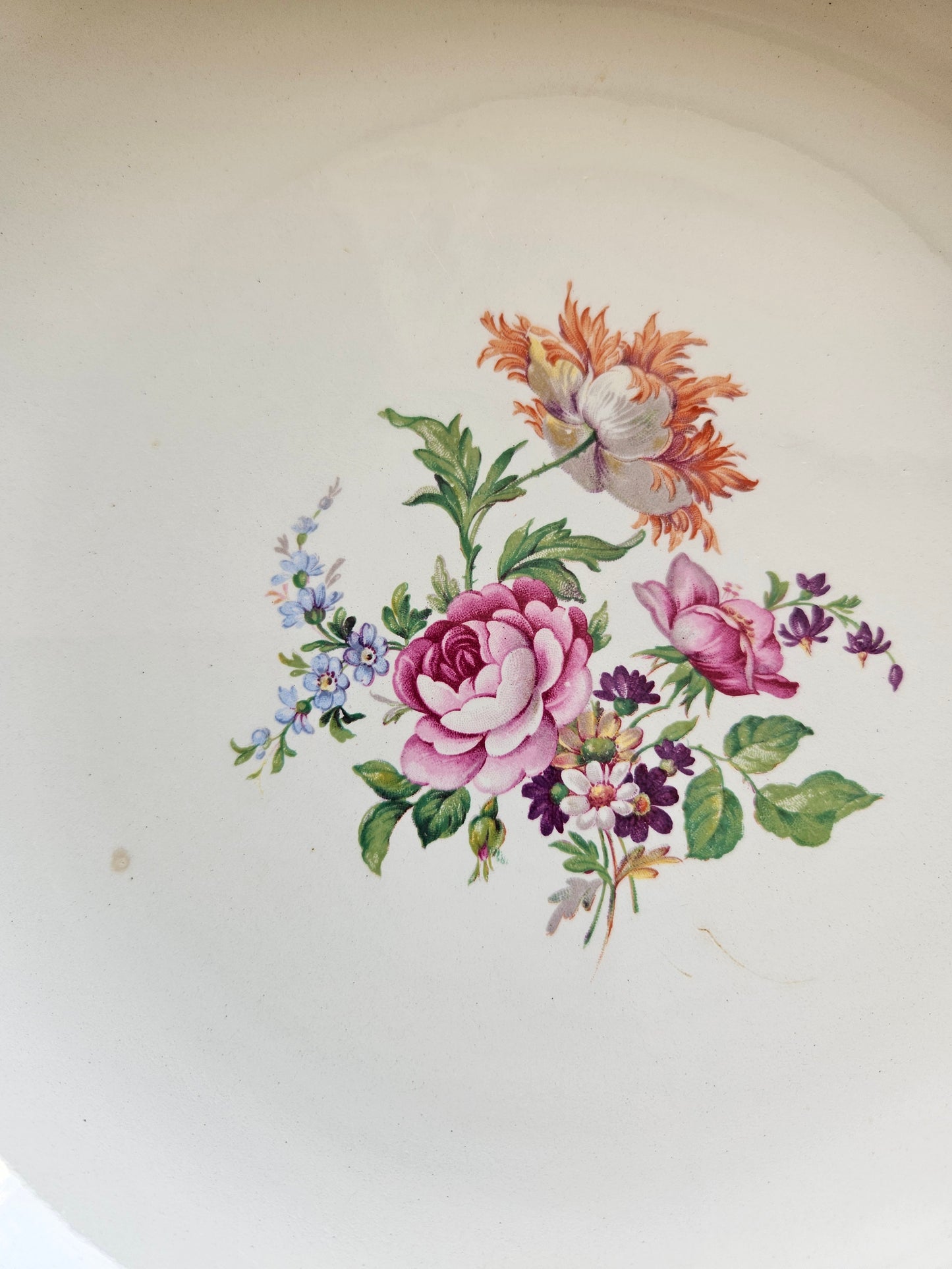 Plat creux vintage Ceranord St Amand Chambord