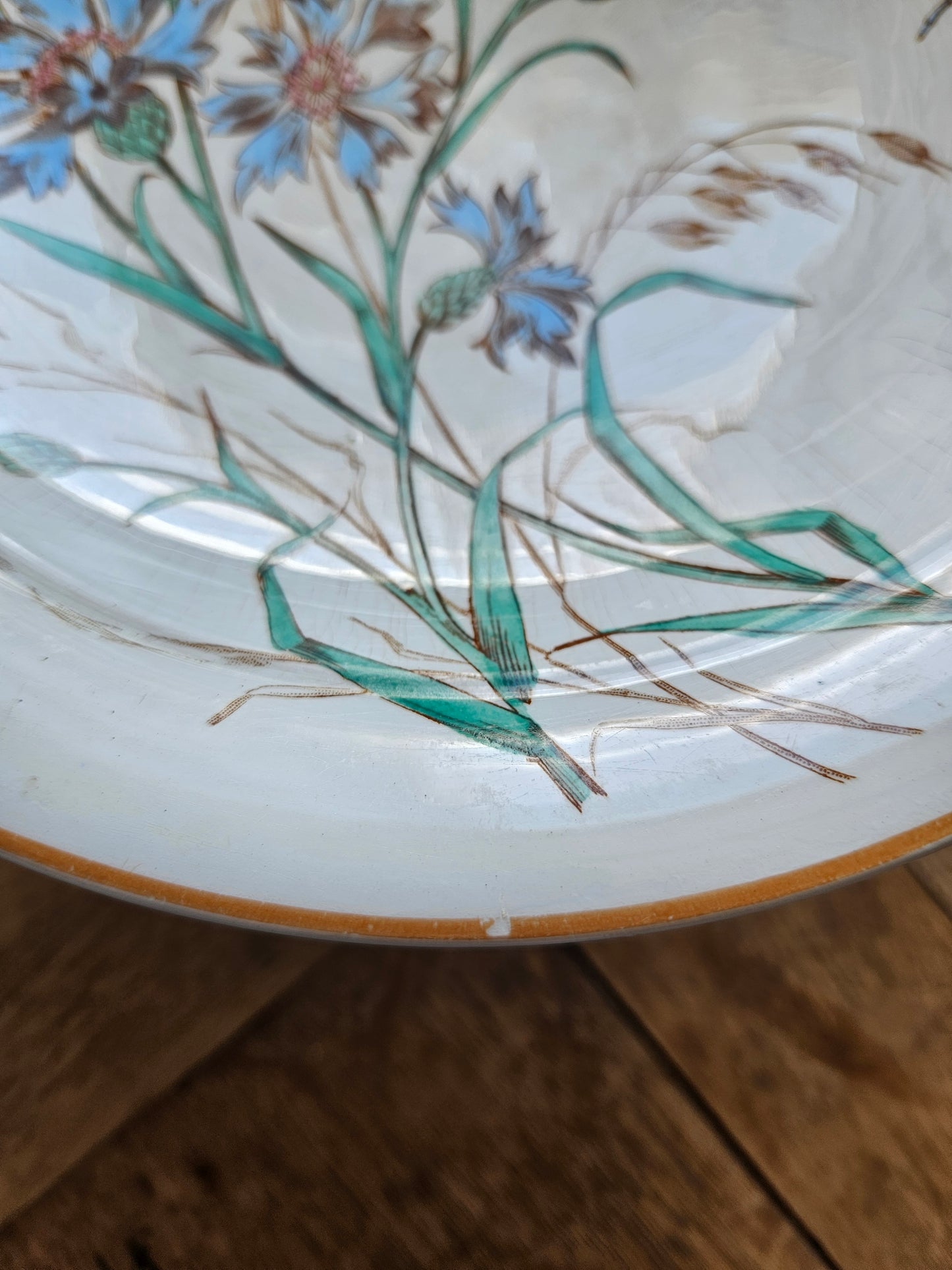 Compotier vintage, libellules & papillons