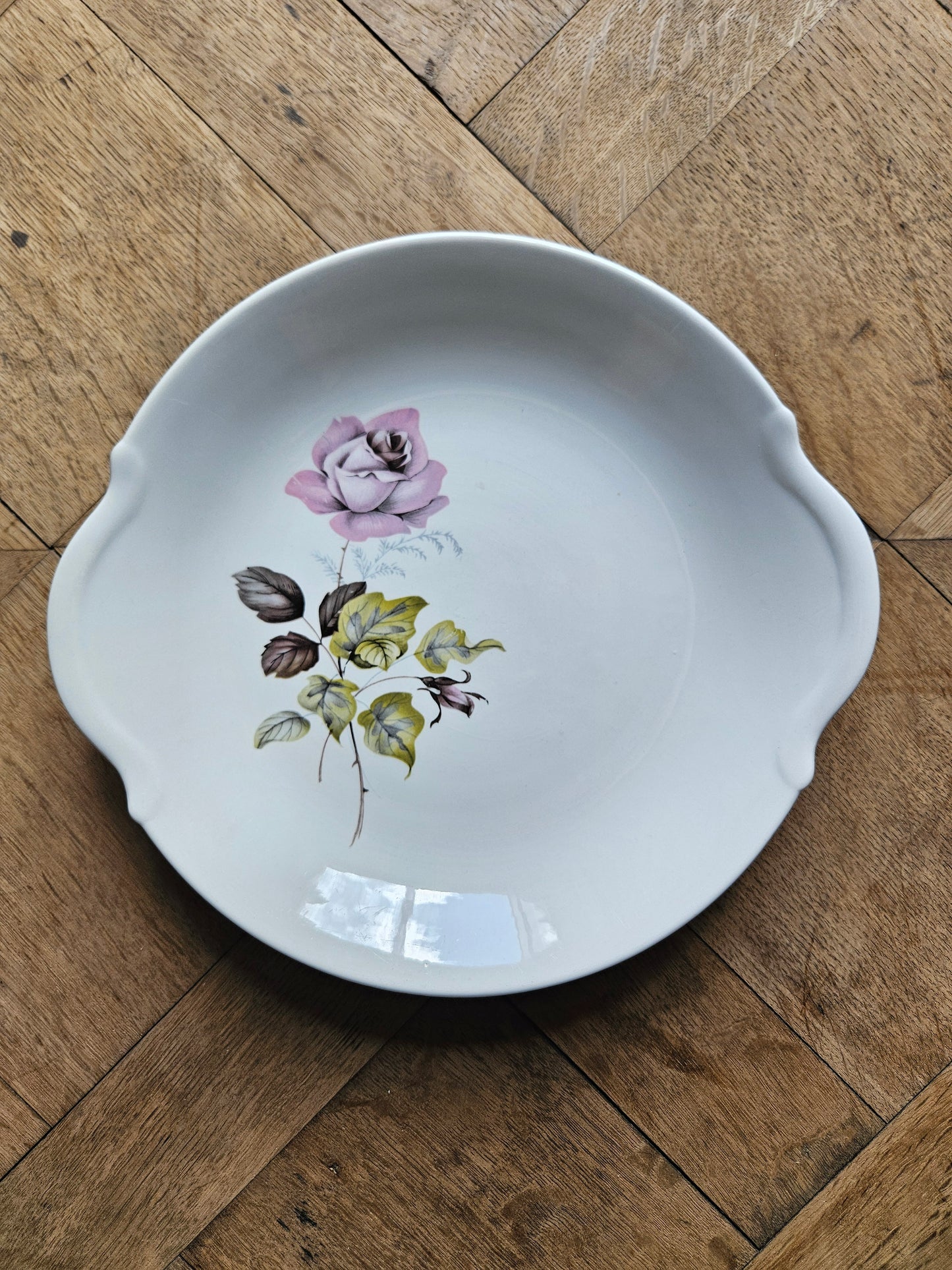 Plat vintage K&G Lunéville Badonviller, Ispahan