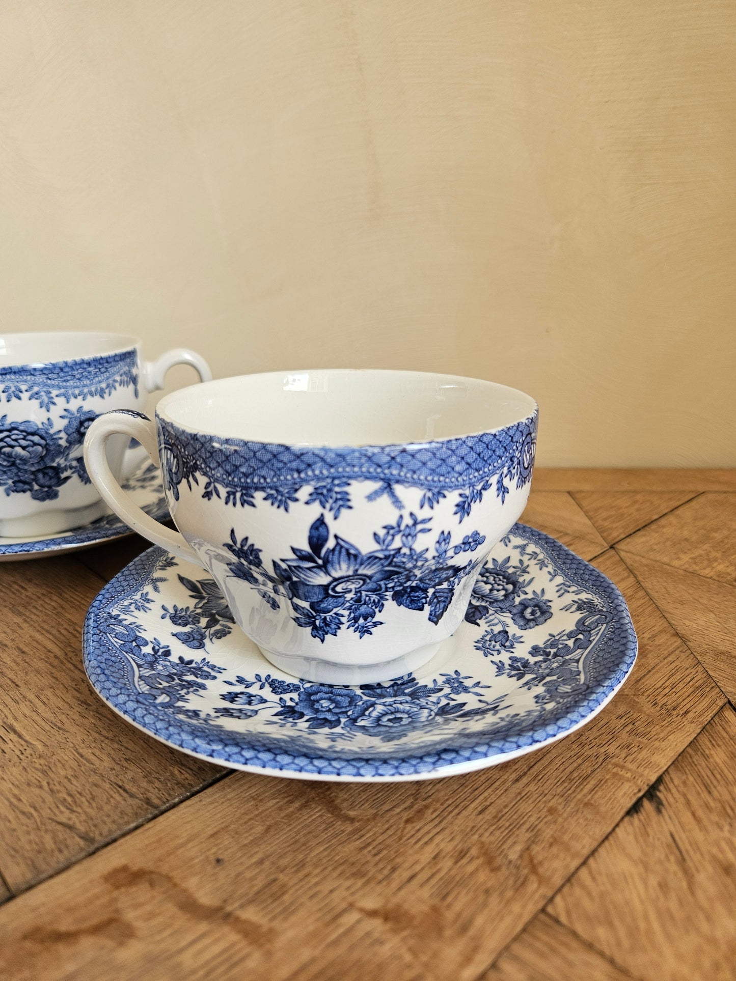 Tasses vintage Wedgwood, Asiatic Pheasants, made in England
