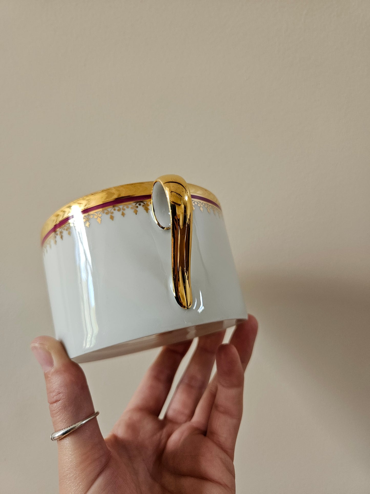 Grandes tasses porcelaine d’Art, Limoges