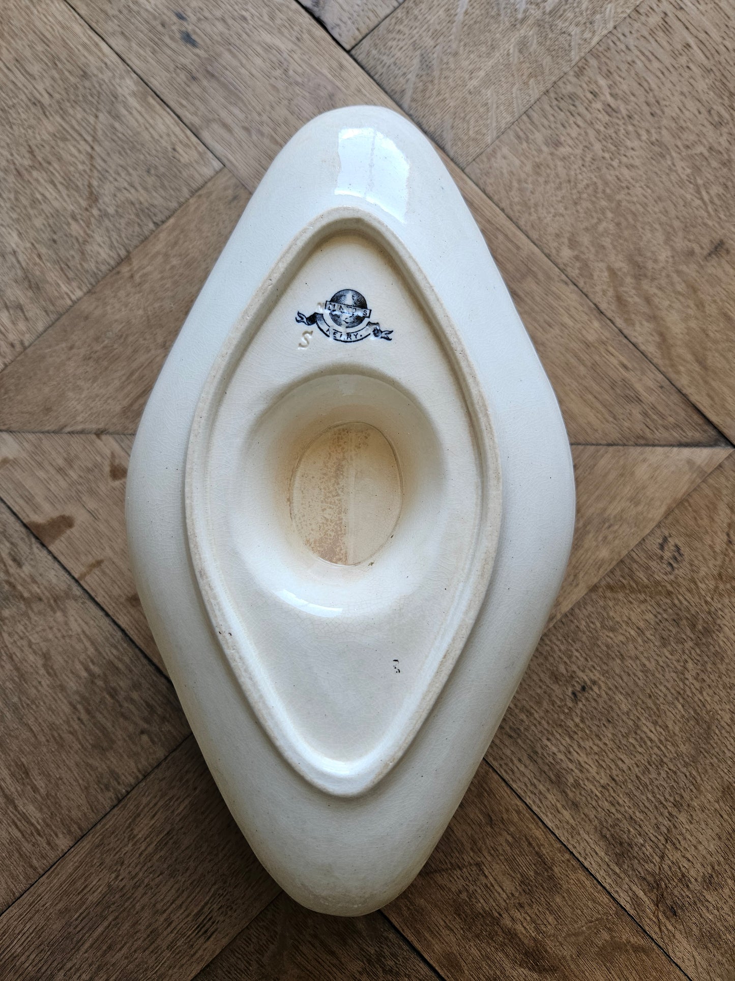 Estampille sur saucière ancienne Mintons, Kerry