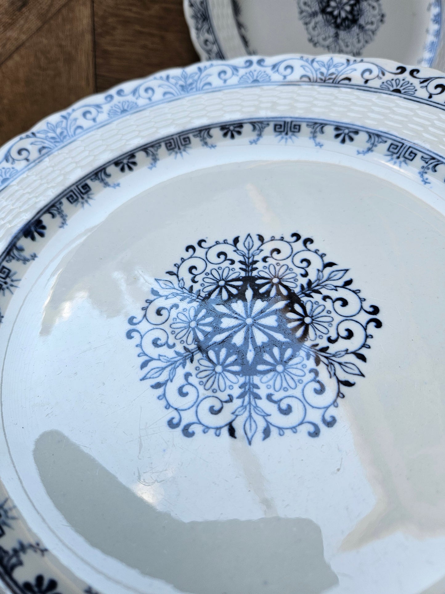 Assiettes plates anciennes Mintons, Kerry #1
