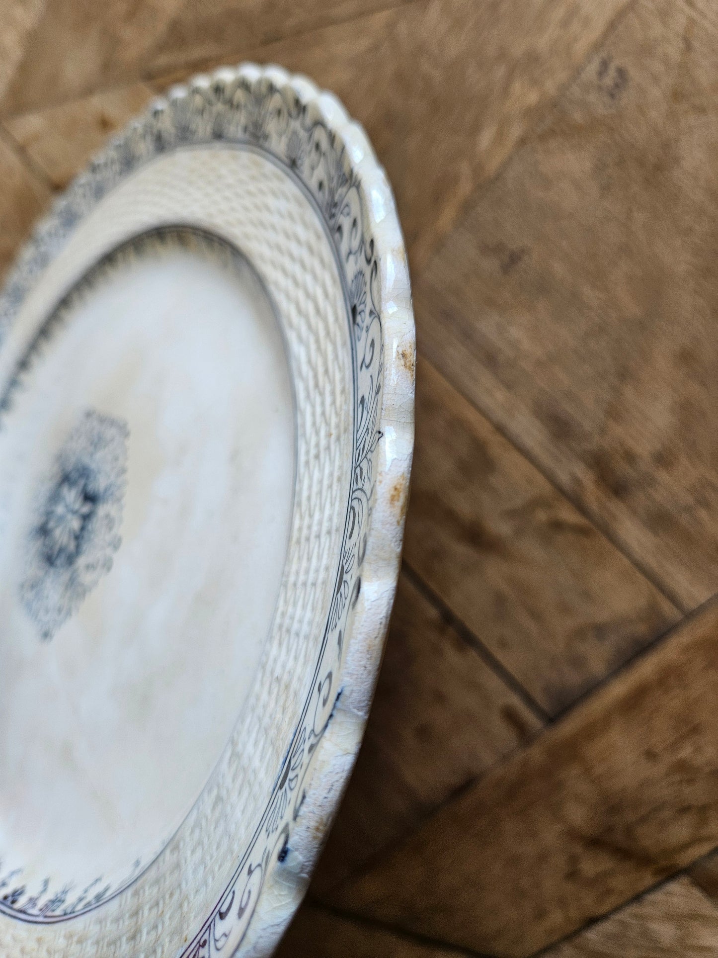 Plat ovale ancien Mintons, Kerry