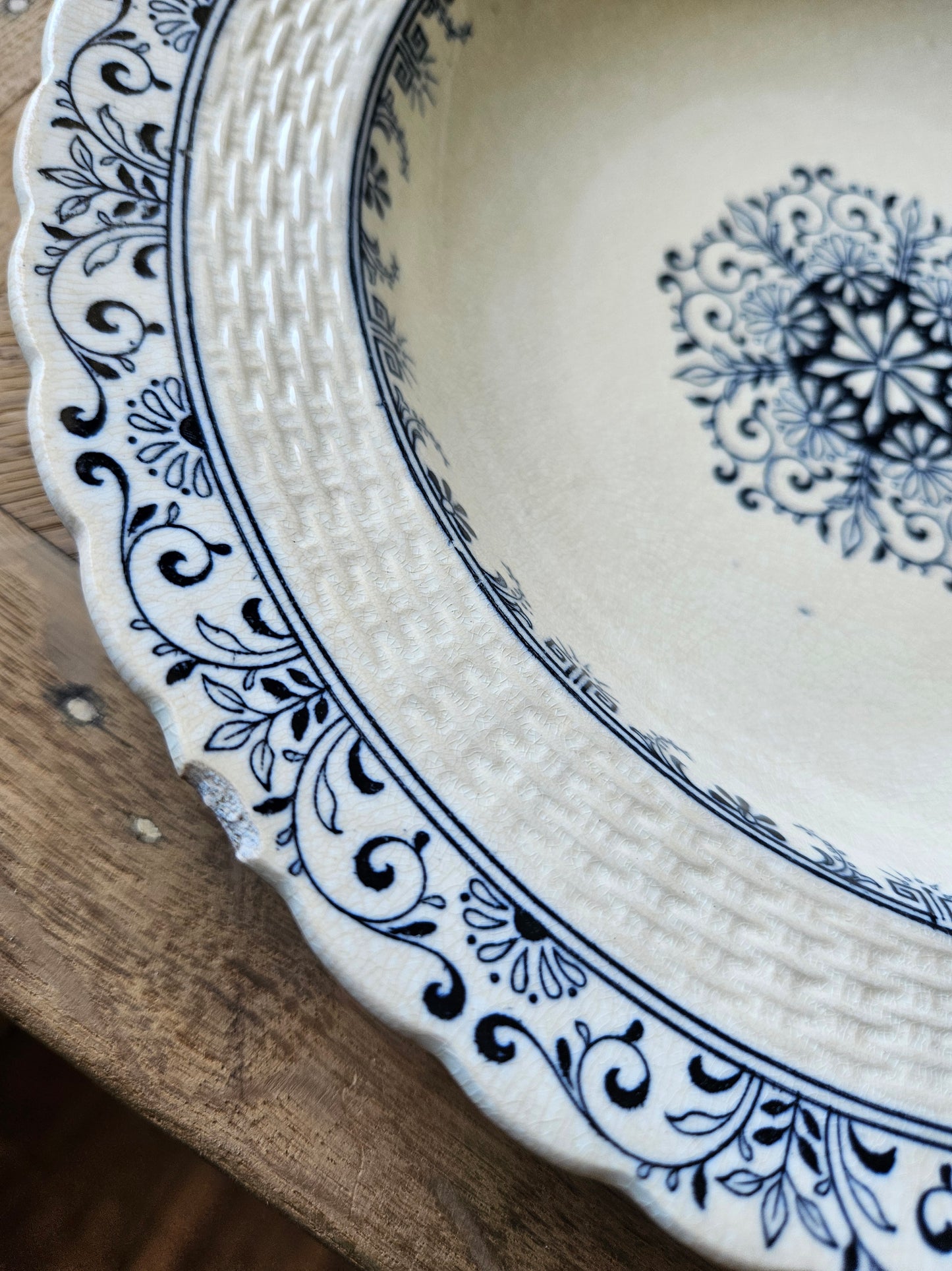 Assiettes creuses anciennes Mintons, Kerry