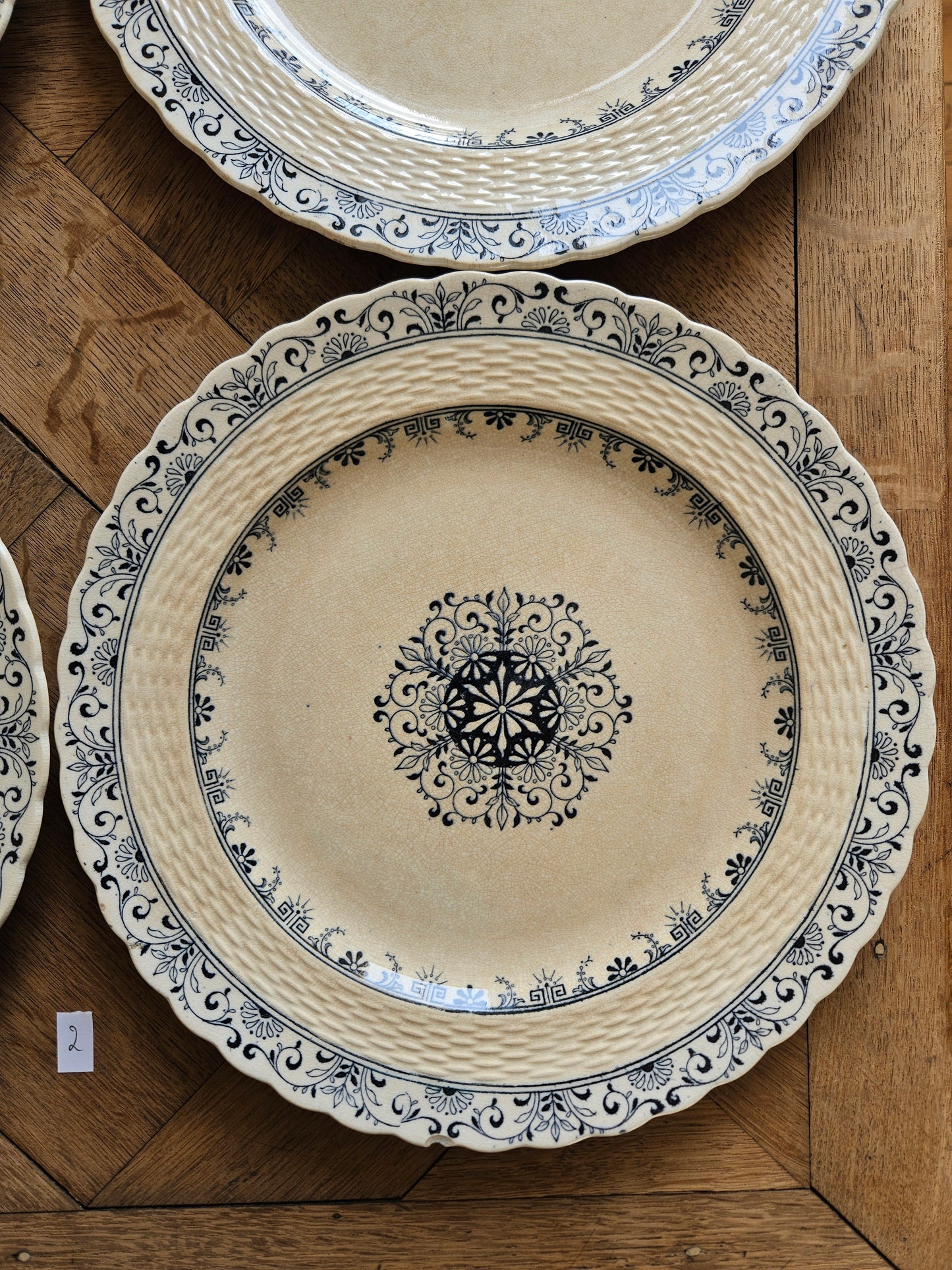 Assiettes plates anciennes Mintons, Kerry #2
