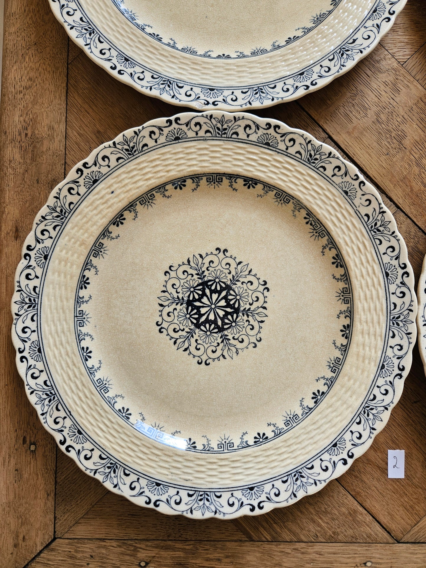 Assiettes plates anciennes Mintons, Kerry #2