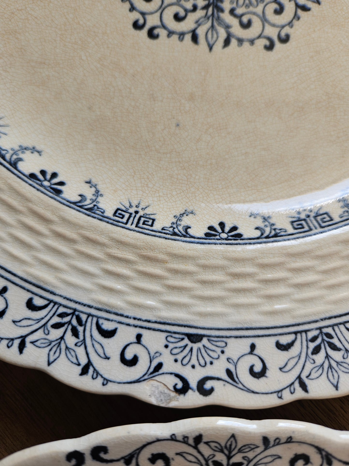 Assiettes plates anciennes Mintons, Kerry #2