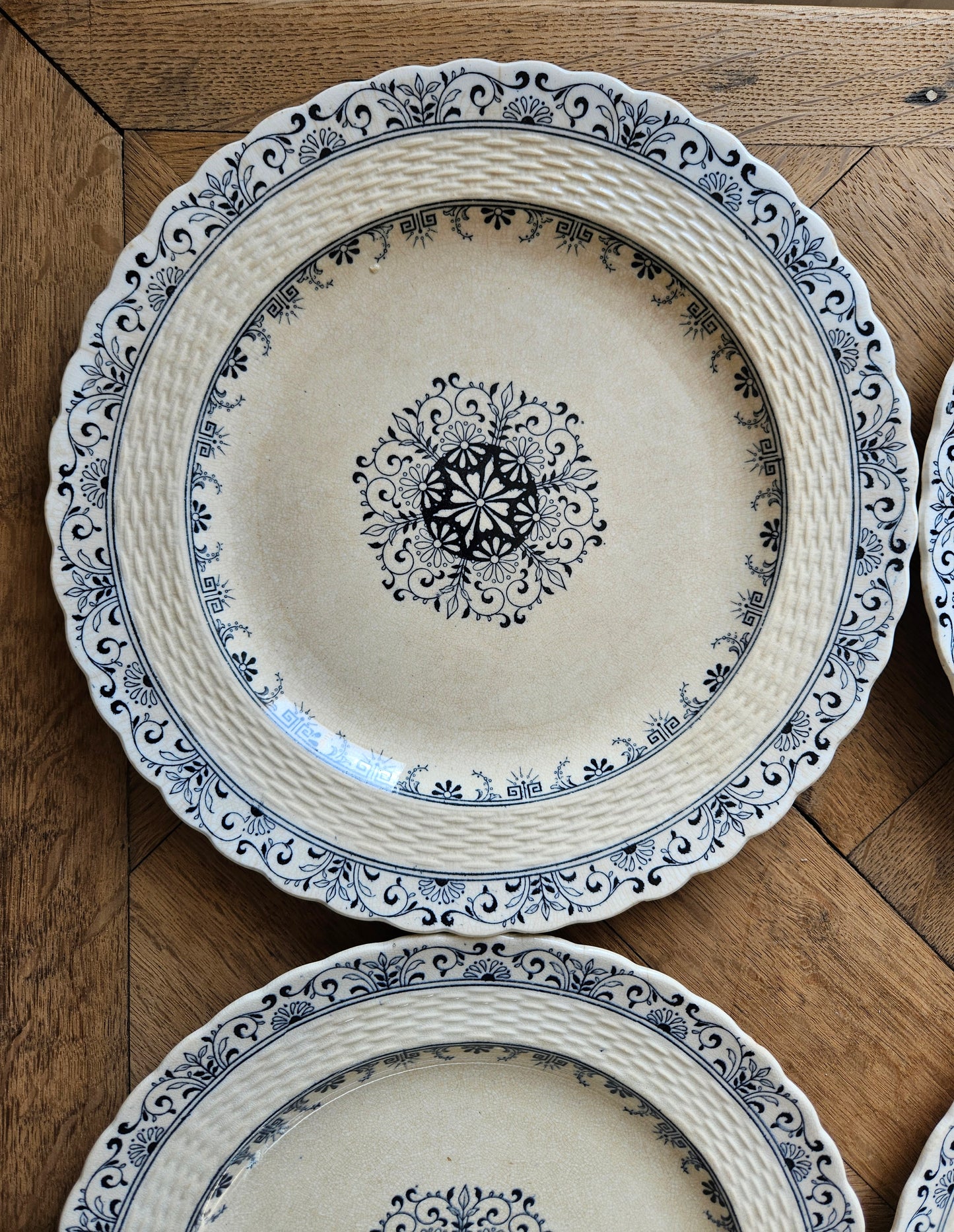 Assiettes plates anciennes Mintons, Kerry #2