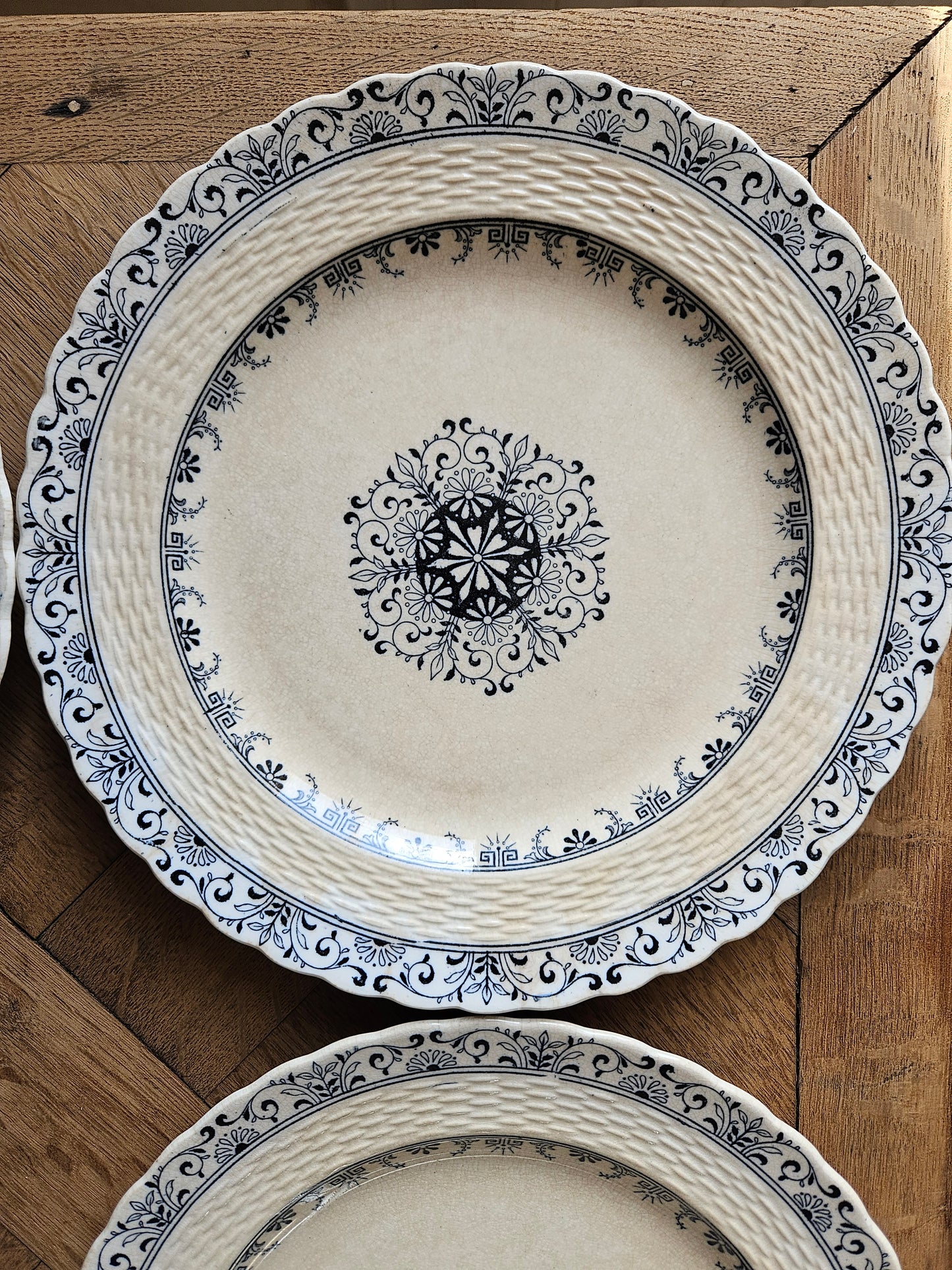 Assiettes plates anciennes Mintons, Kerry #2