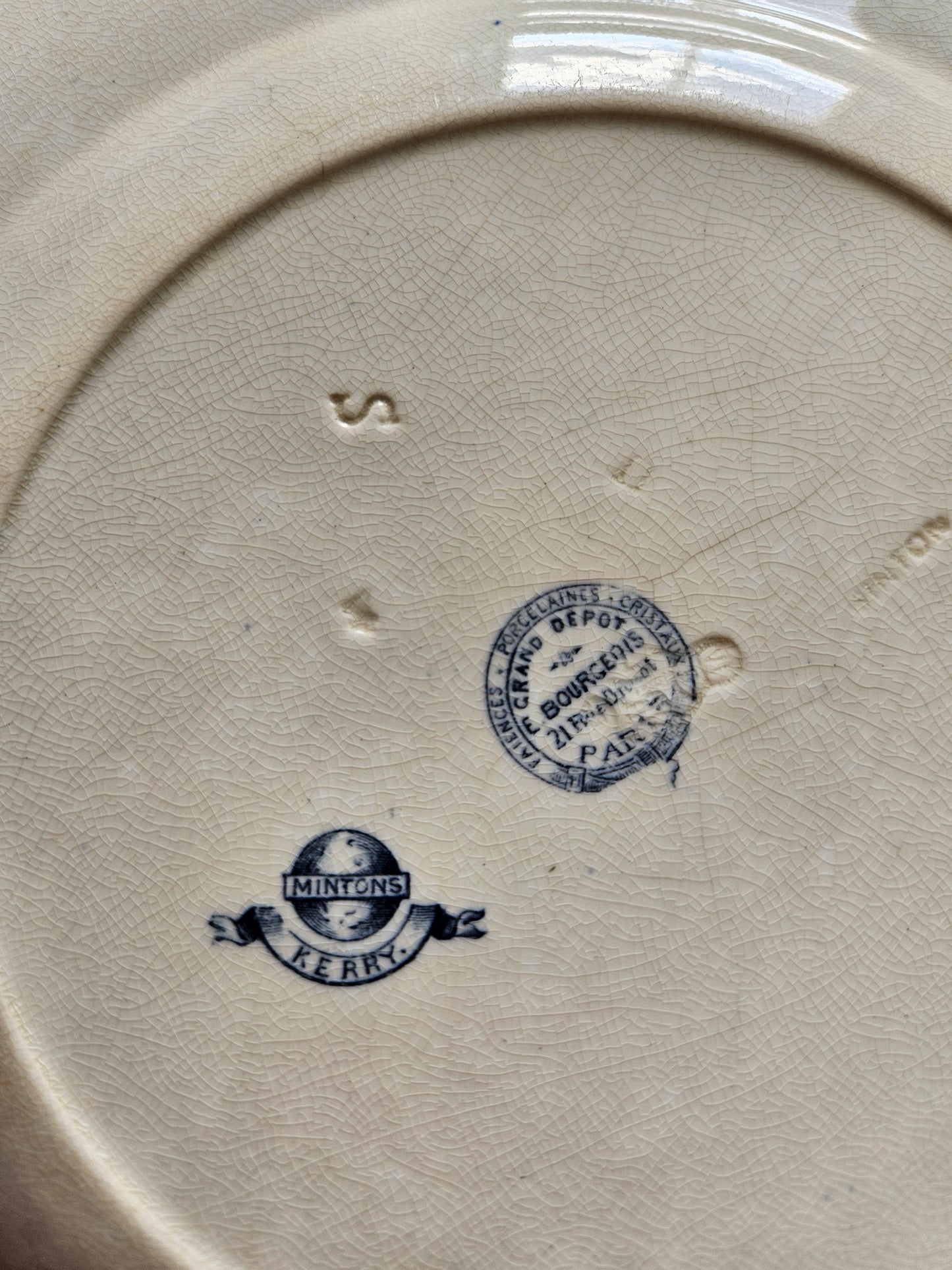 Assiettes plates anciennes Mintons, Kerry #2