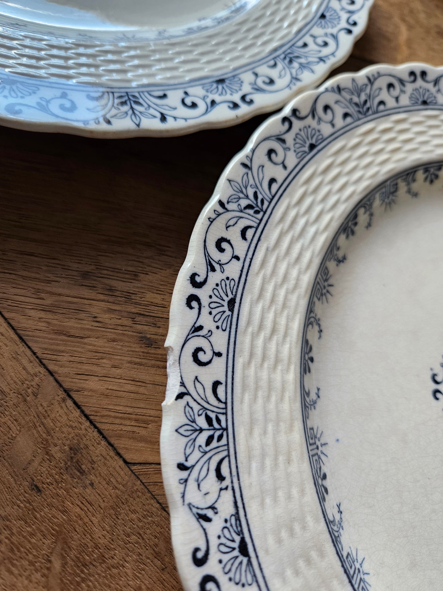 Assiettes plates anciennes Mintons, Kerry #3
