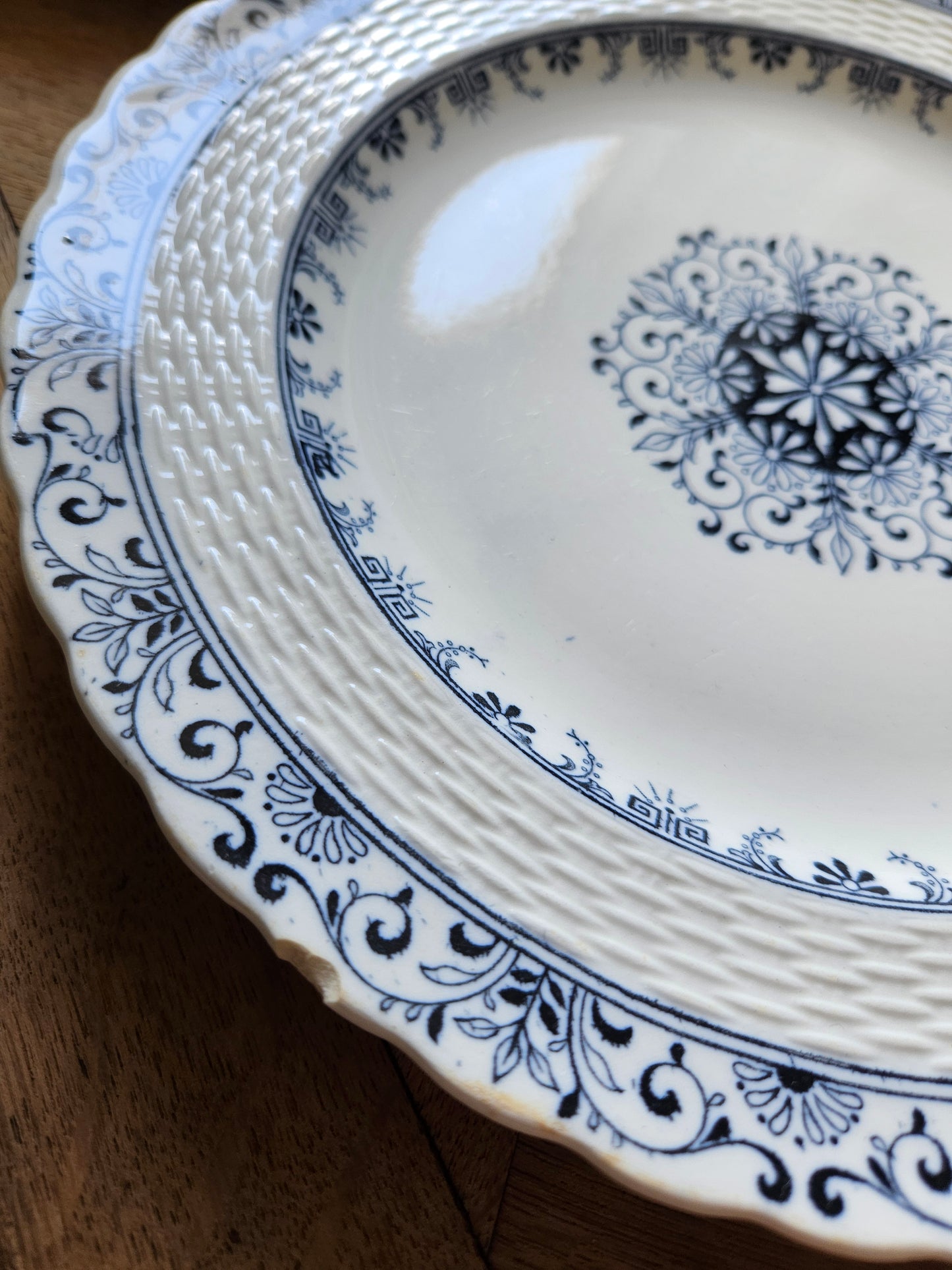 Assiettes plates anciennes Mintons, Kerry #3