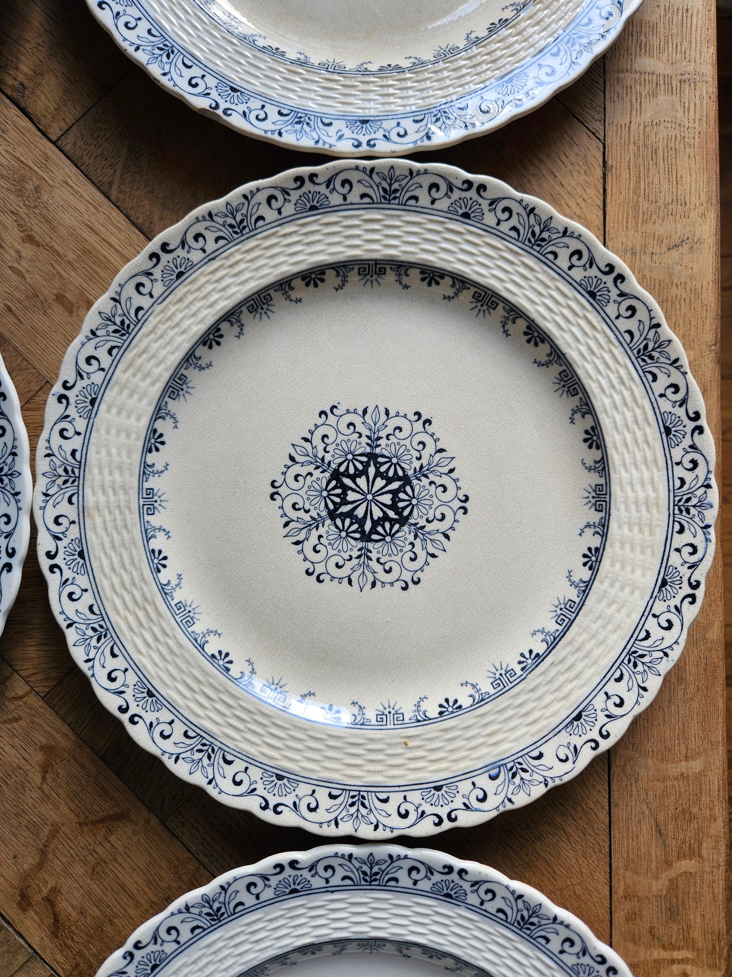 Assiettes plates anciennes Mintons, Kerry #3