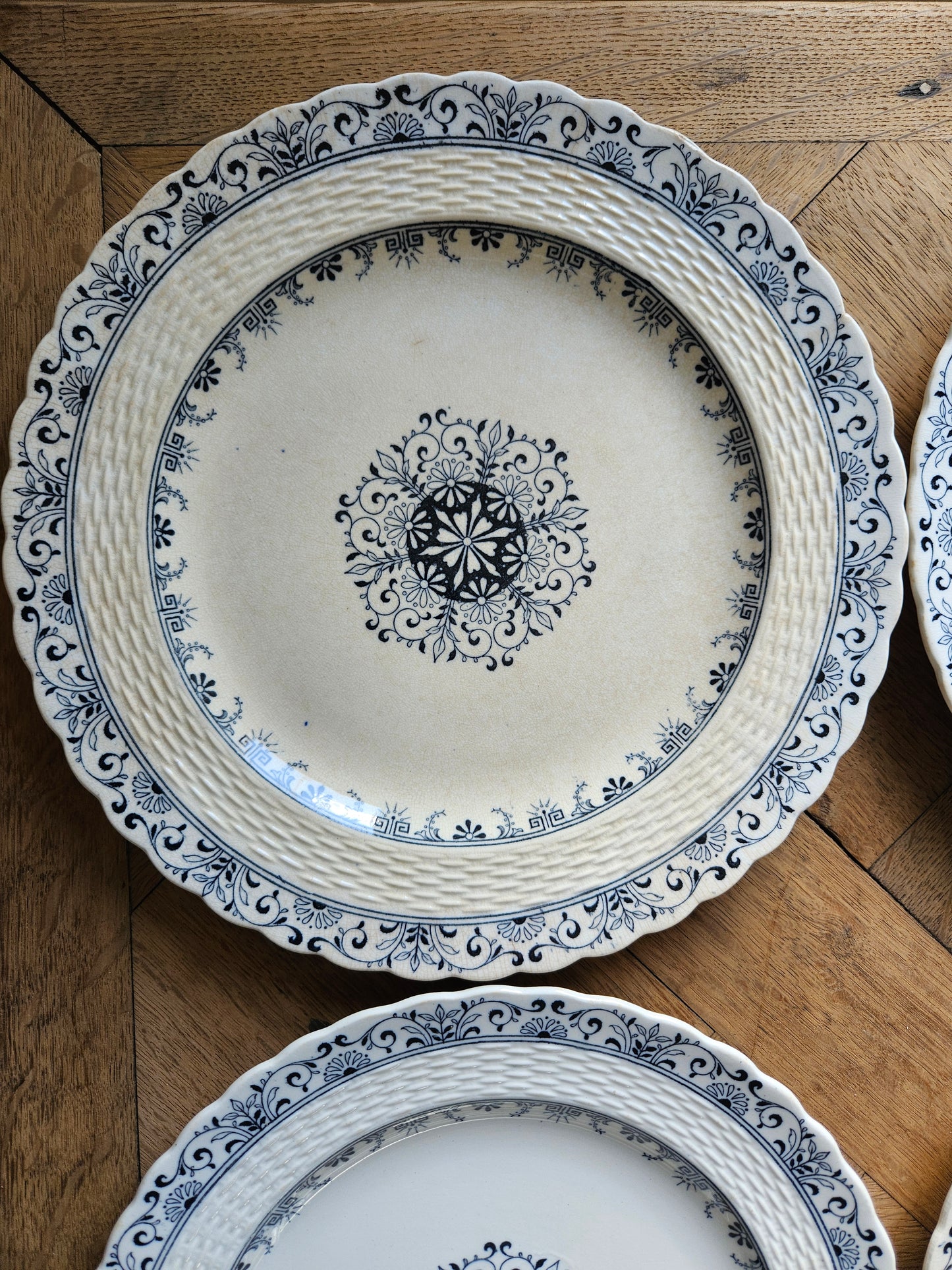 Assiettes plates anciennes Mintons, Kerry #3