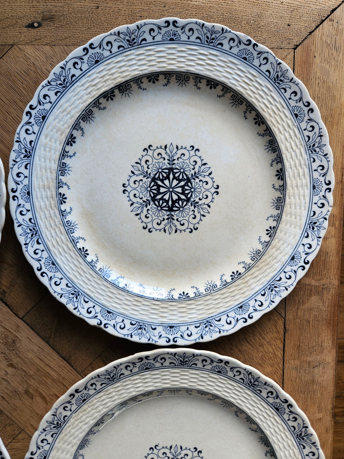 Assiettes plates anciennes Mintons, Kerry #3