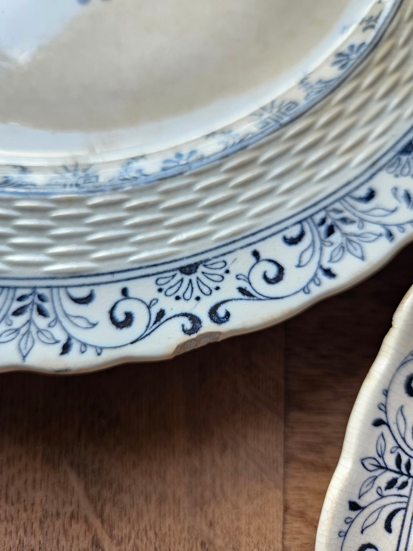 Assiettes plates anciennes Mintons, Kerry #3