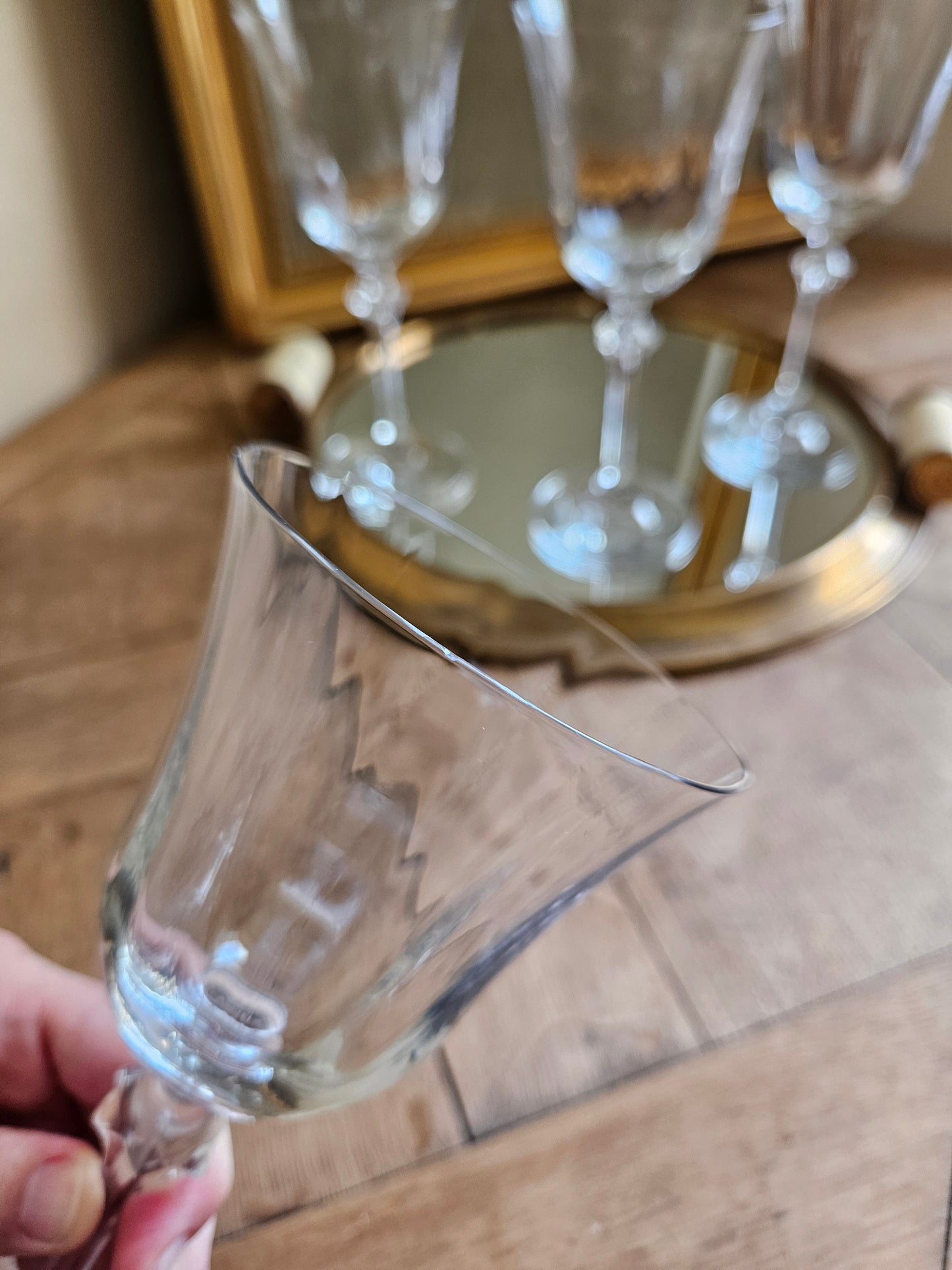 Grands verres à pied