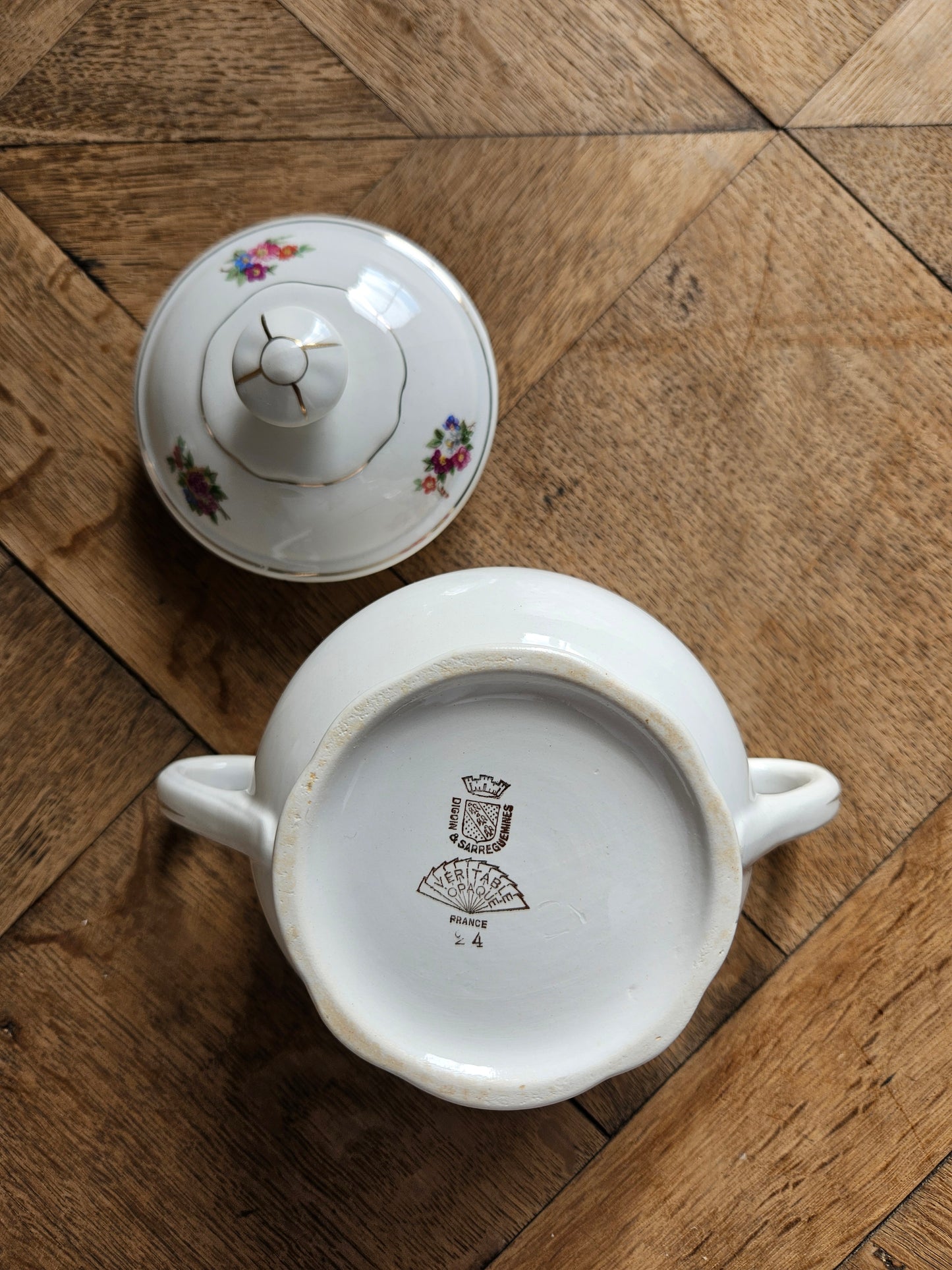 Service à café vintage Digoin Sarreguemines