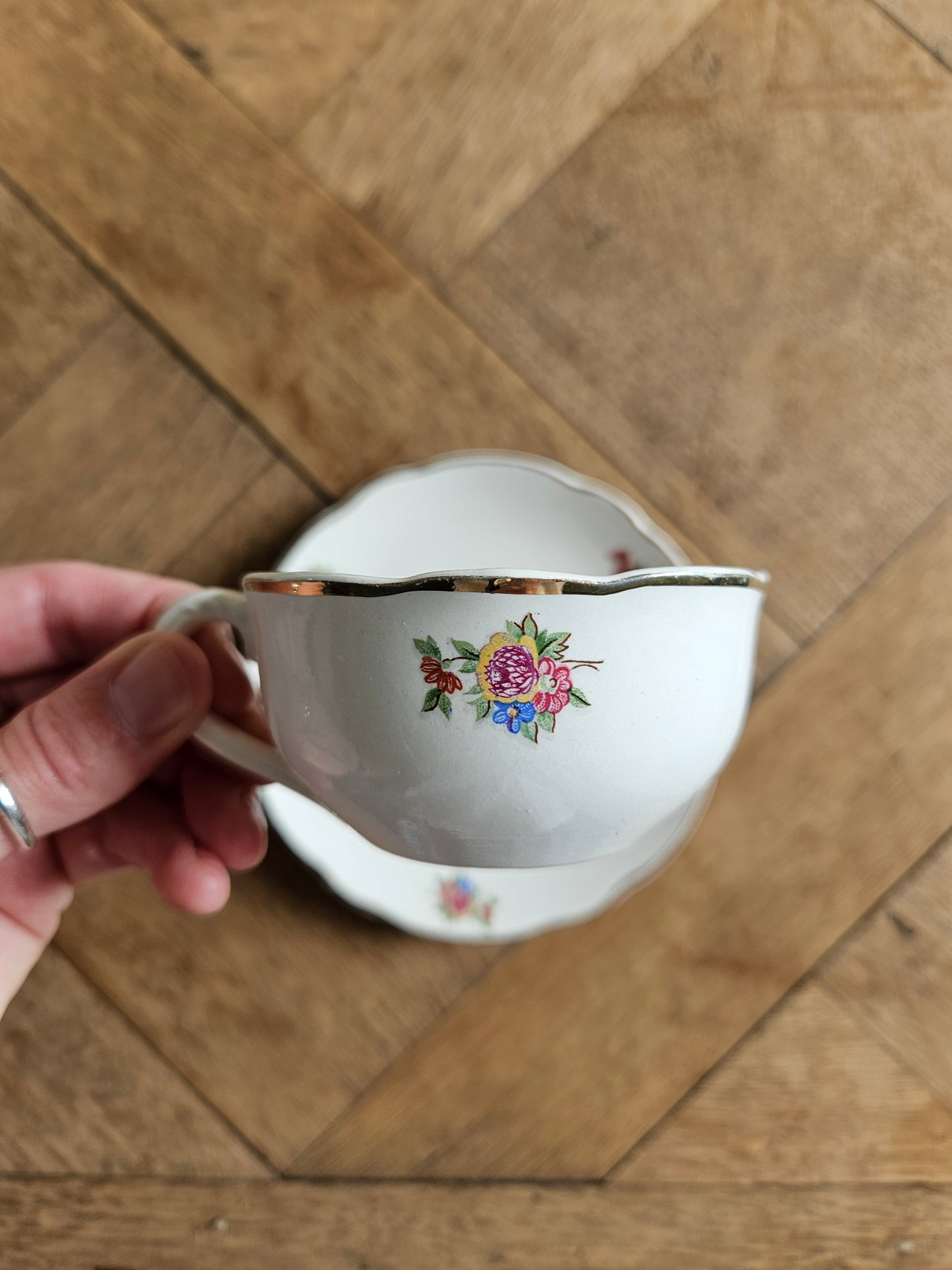 Service à café vintage Digoin Sarreguemines