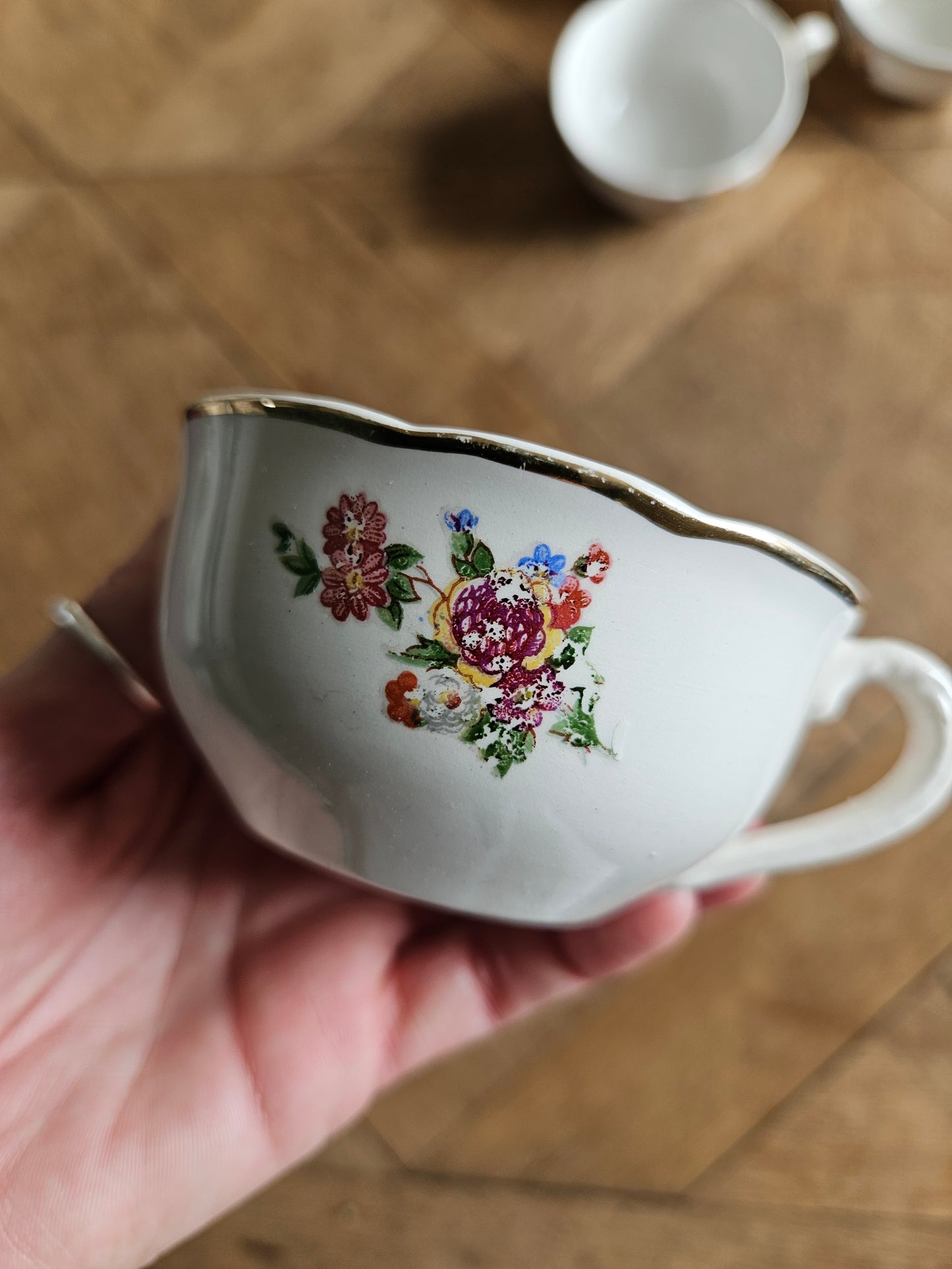Service à café vintage Digoin Sarreguemines