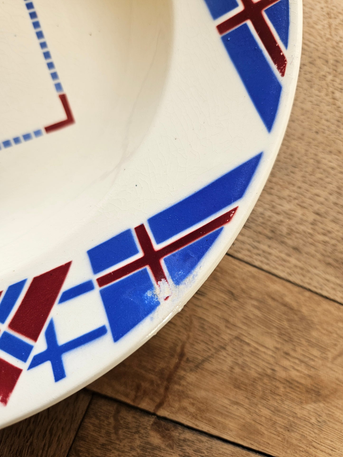 Plat creux rétro K&G Lunéville, Hossegor