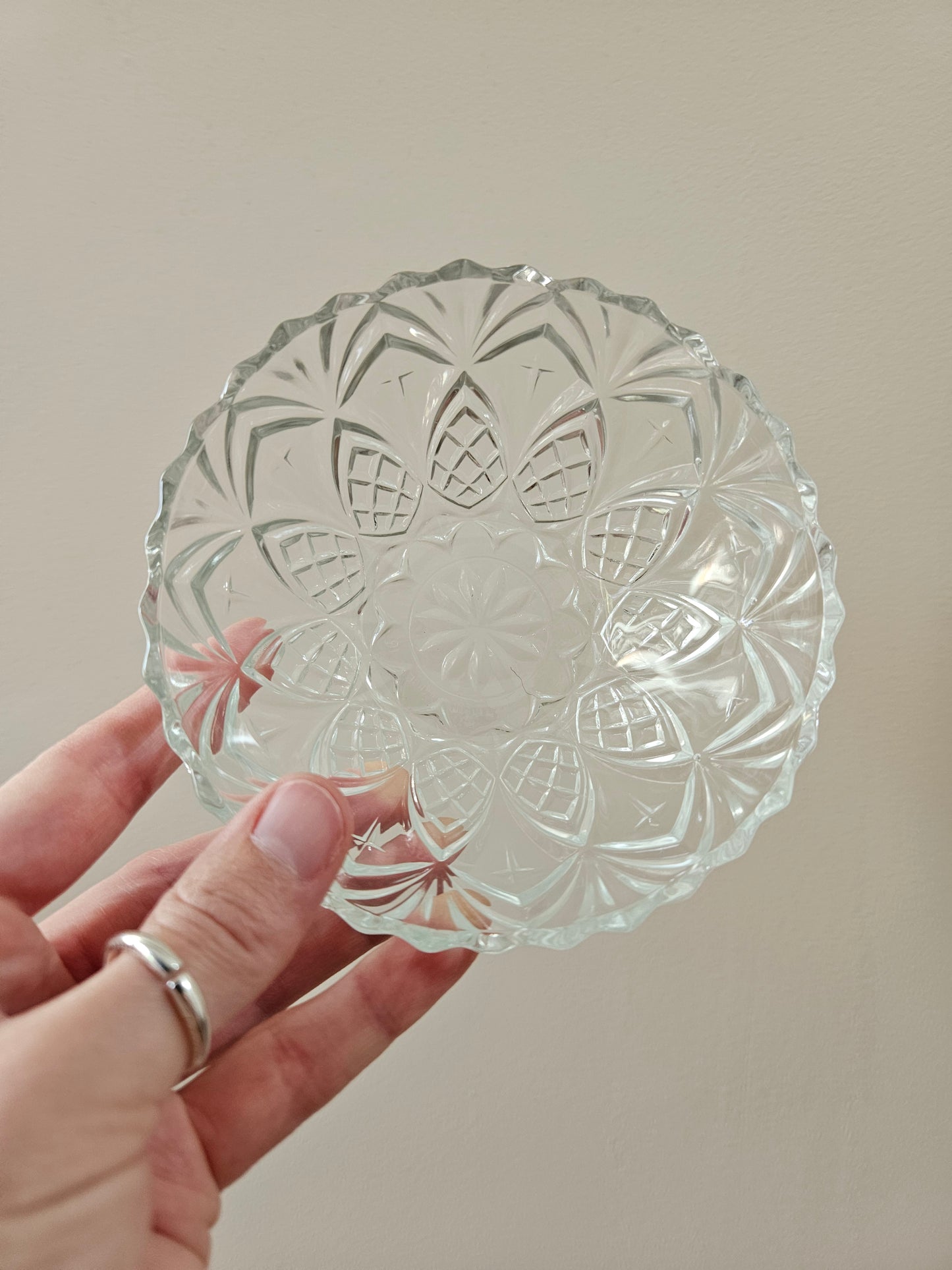 Coupelles vintage en verre