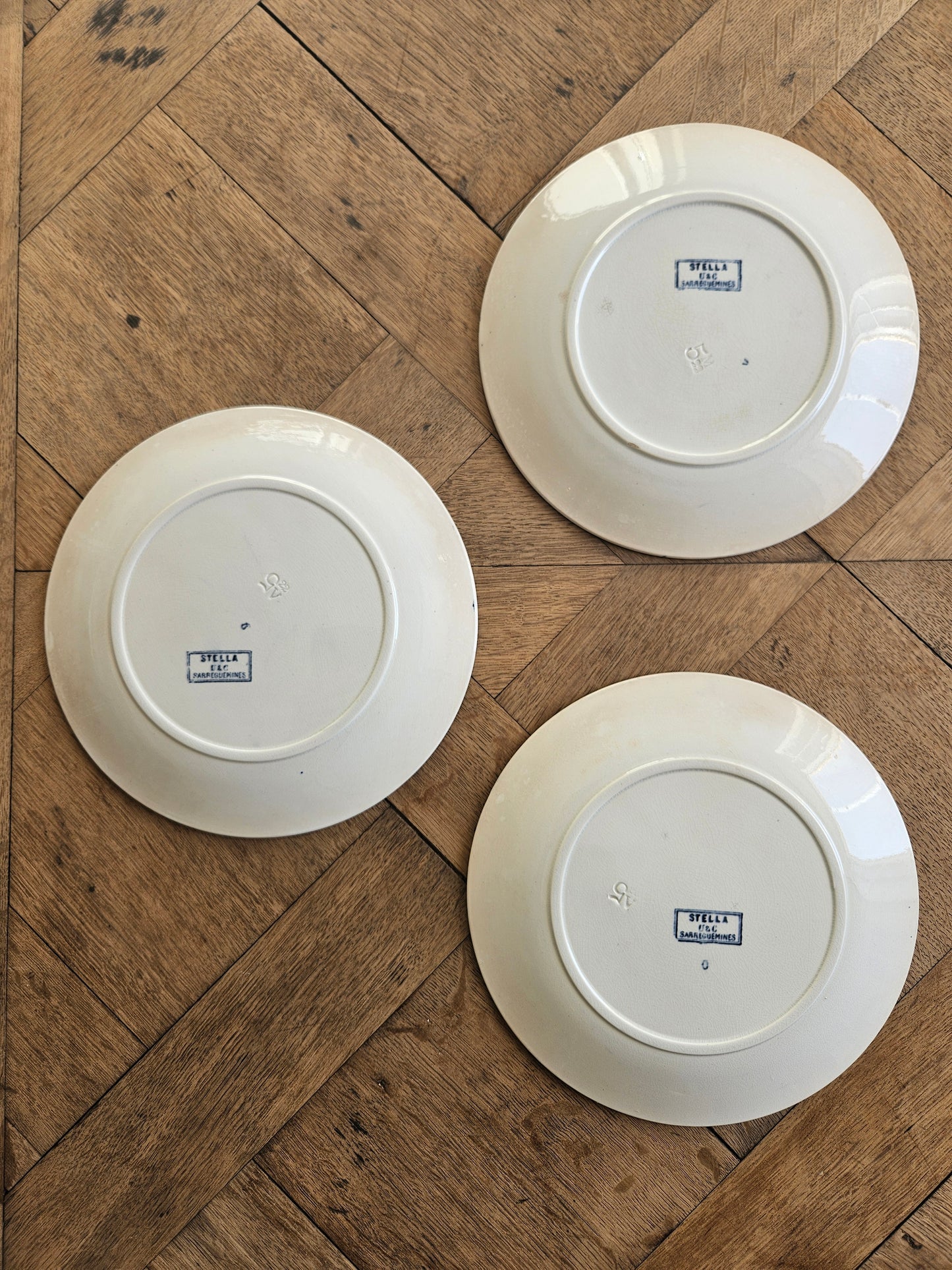 Assiettes à dessert U&C Sarreguemines, Stella #2
