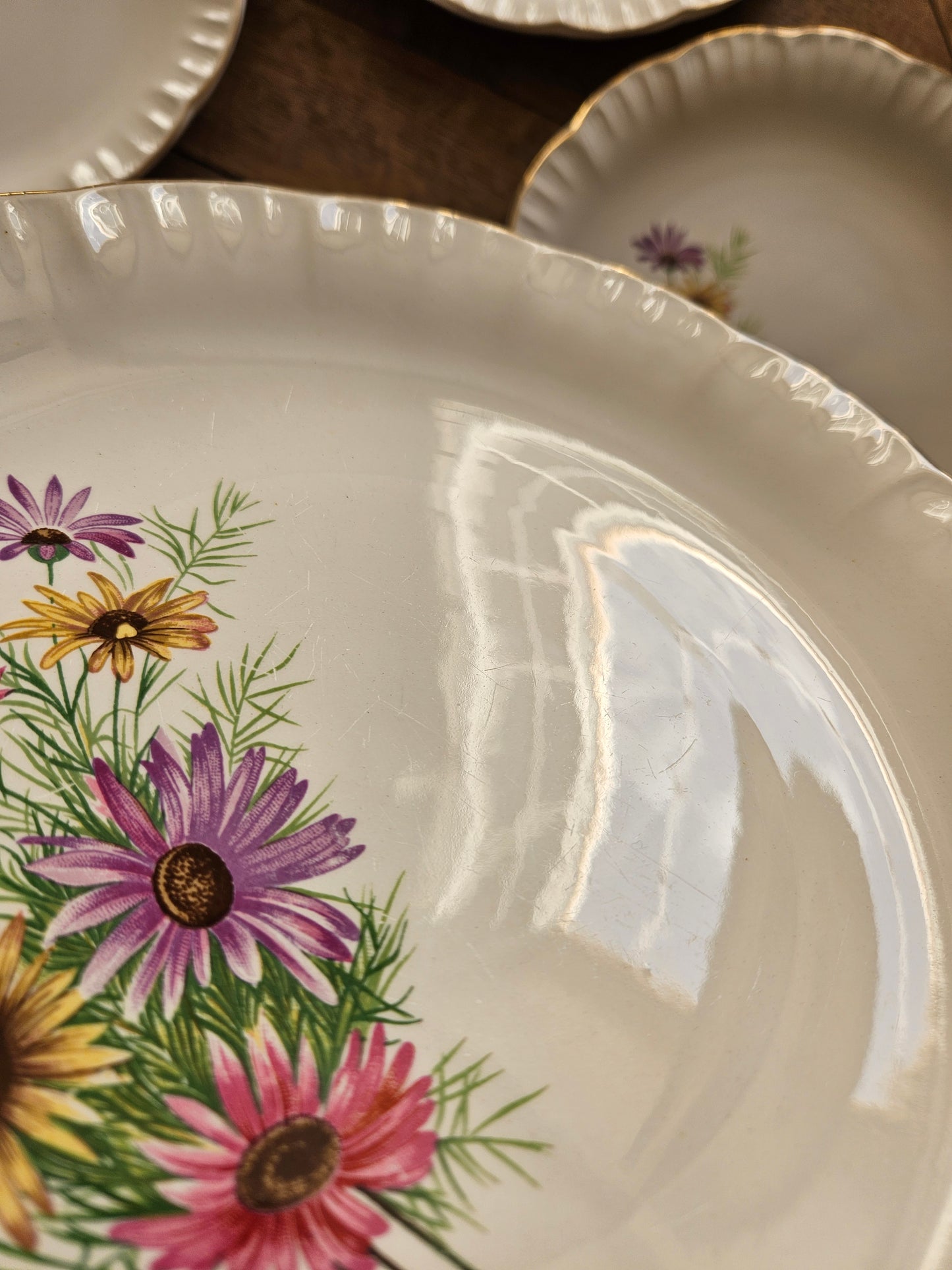 Assiettes plates Digoin, Roméo