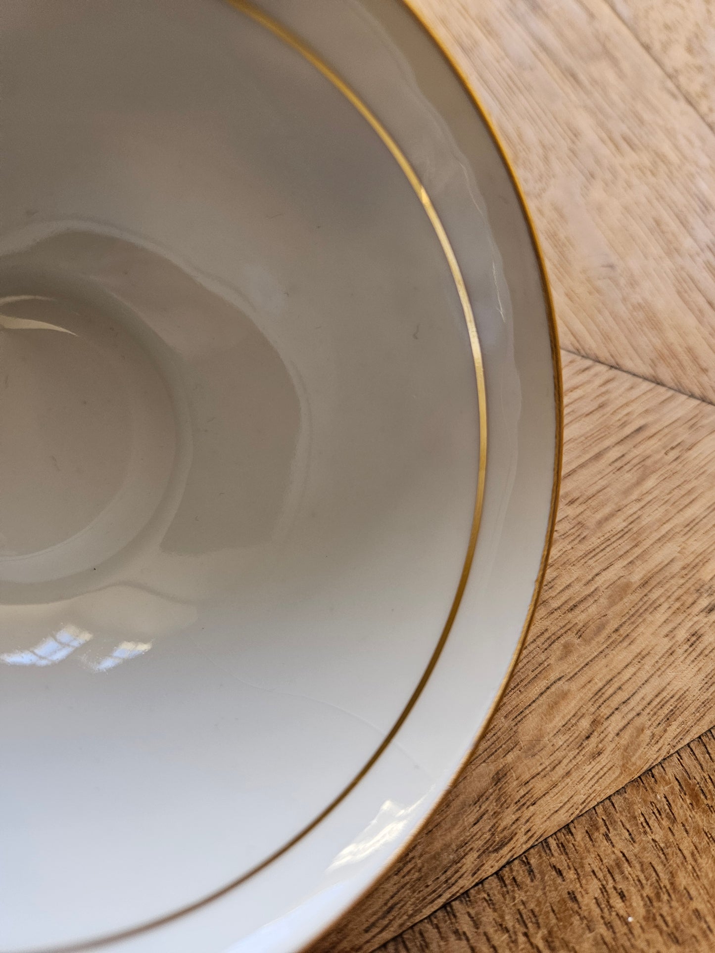 Tasses en porcelaine, dorées