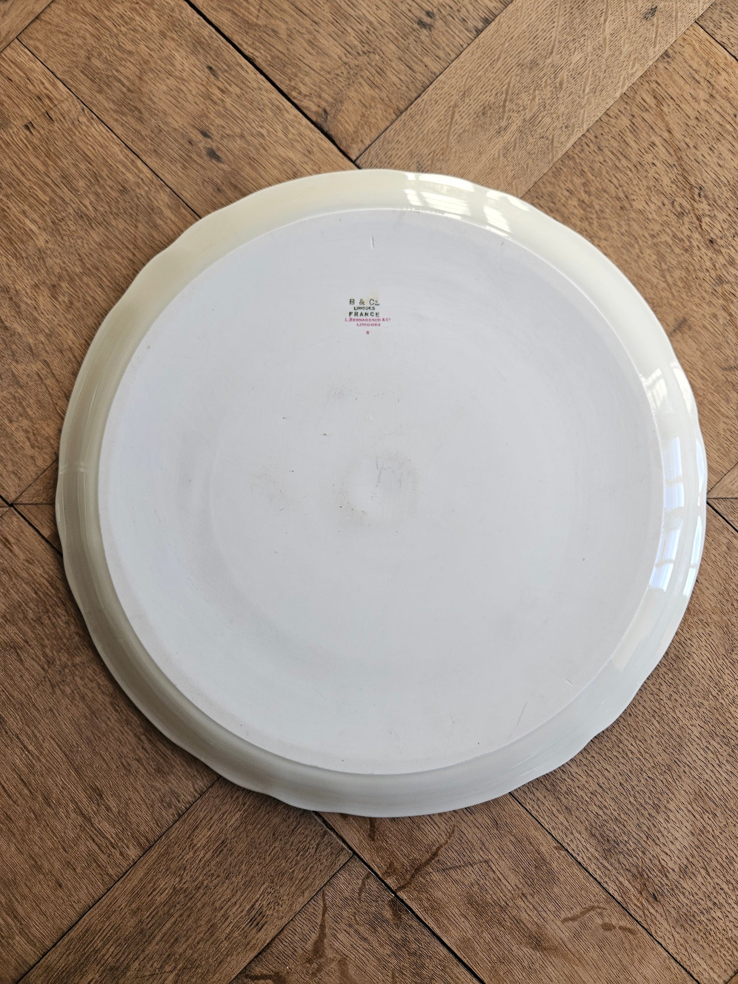 Plat à tarte Bernardaud, extra plat