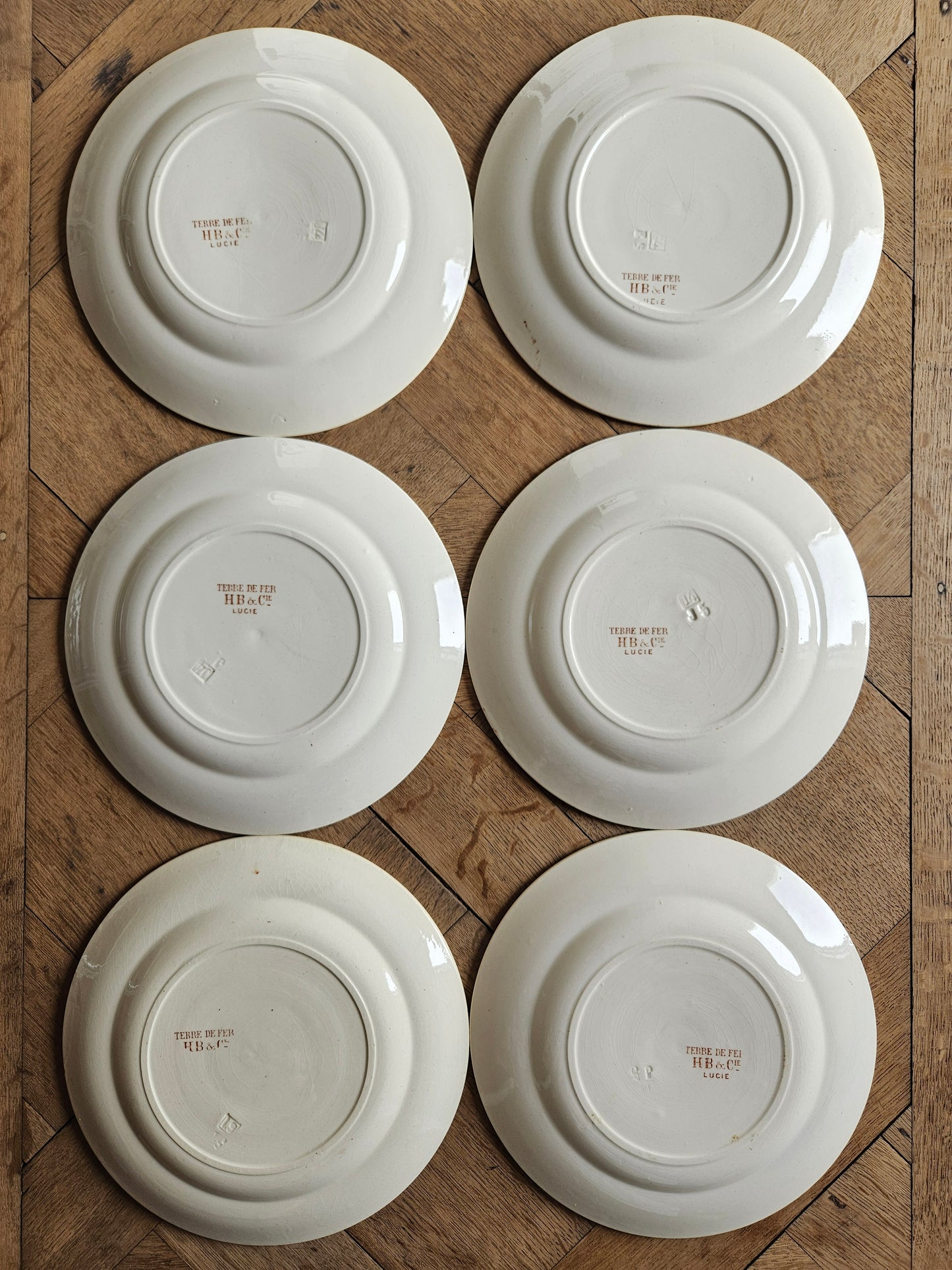 Assiettes à dessert HB & Cie, Lucie #1