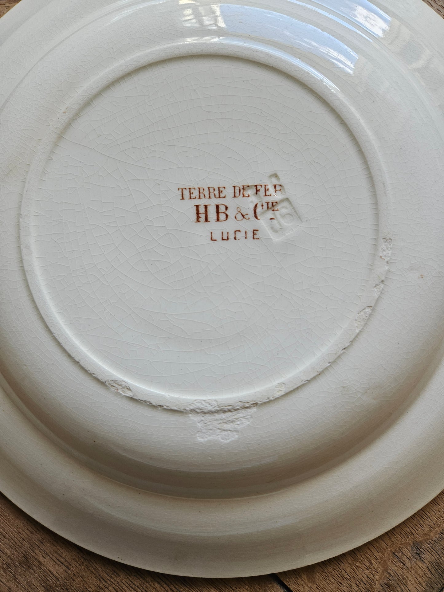 Assiettes creuses HB & Cie, Lucie