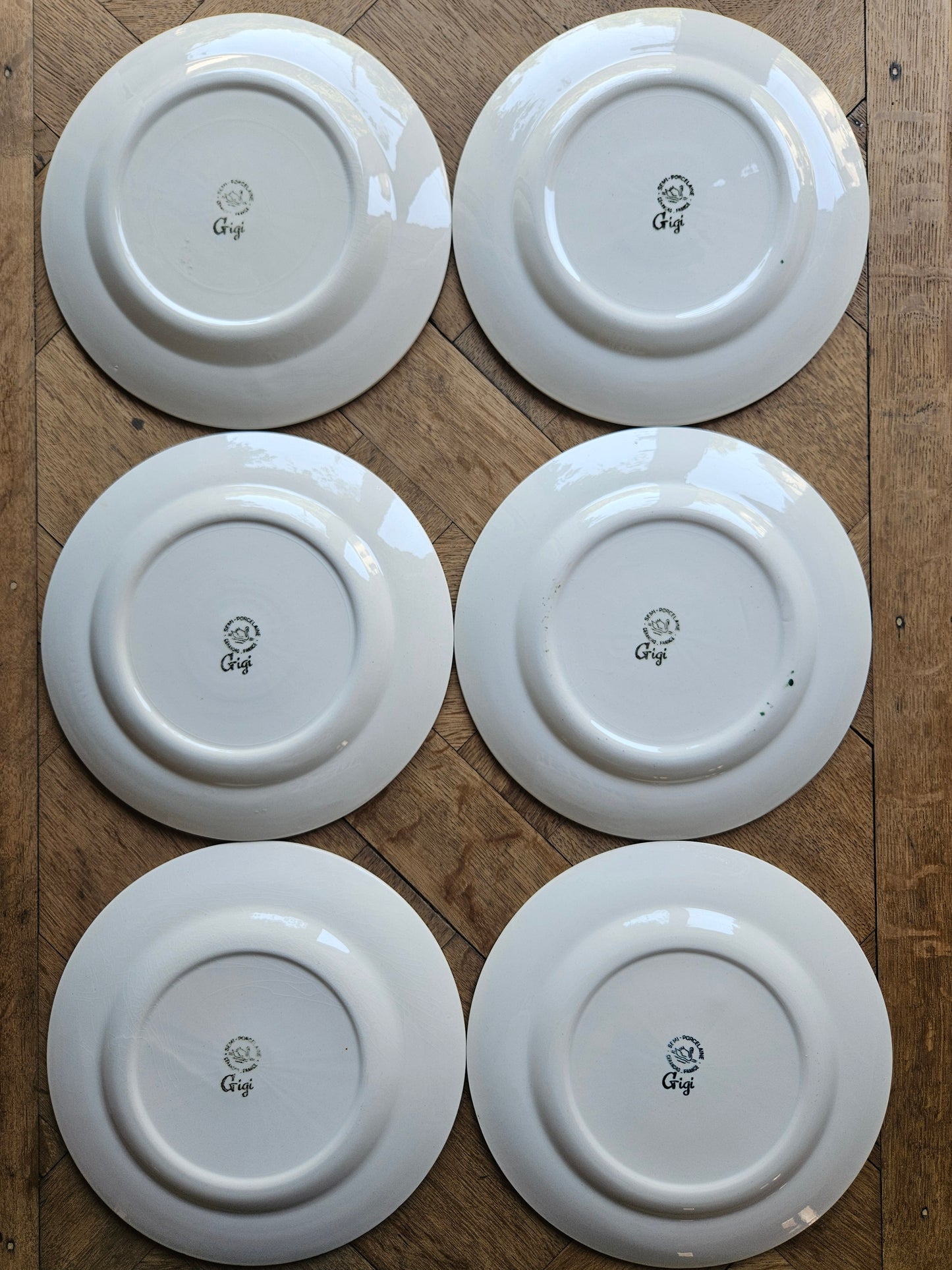 Assiettes plates Ceranord, Gigi
