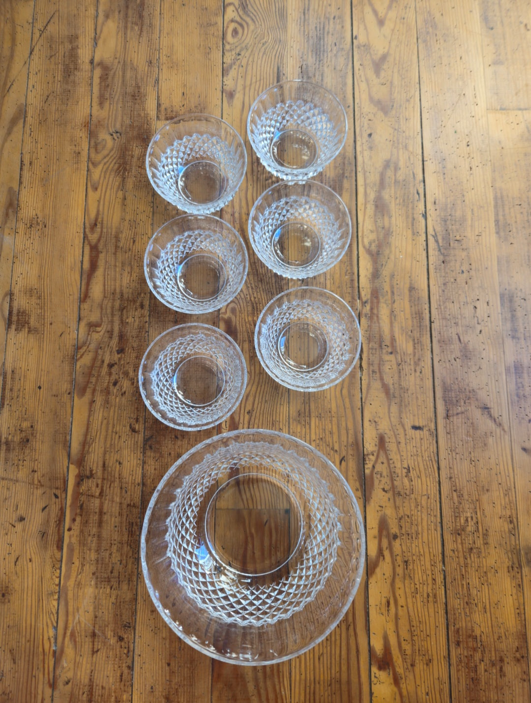 Service dessert cristal d’Arques, Maintenon