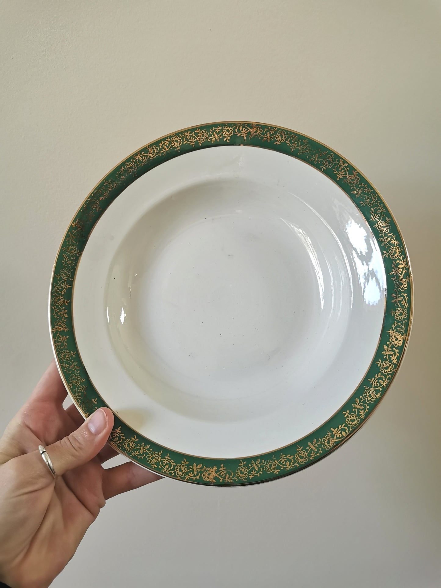 Assiettes creuses Digoin & Sarreguemines, Beryl