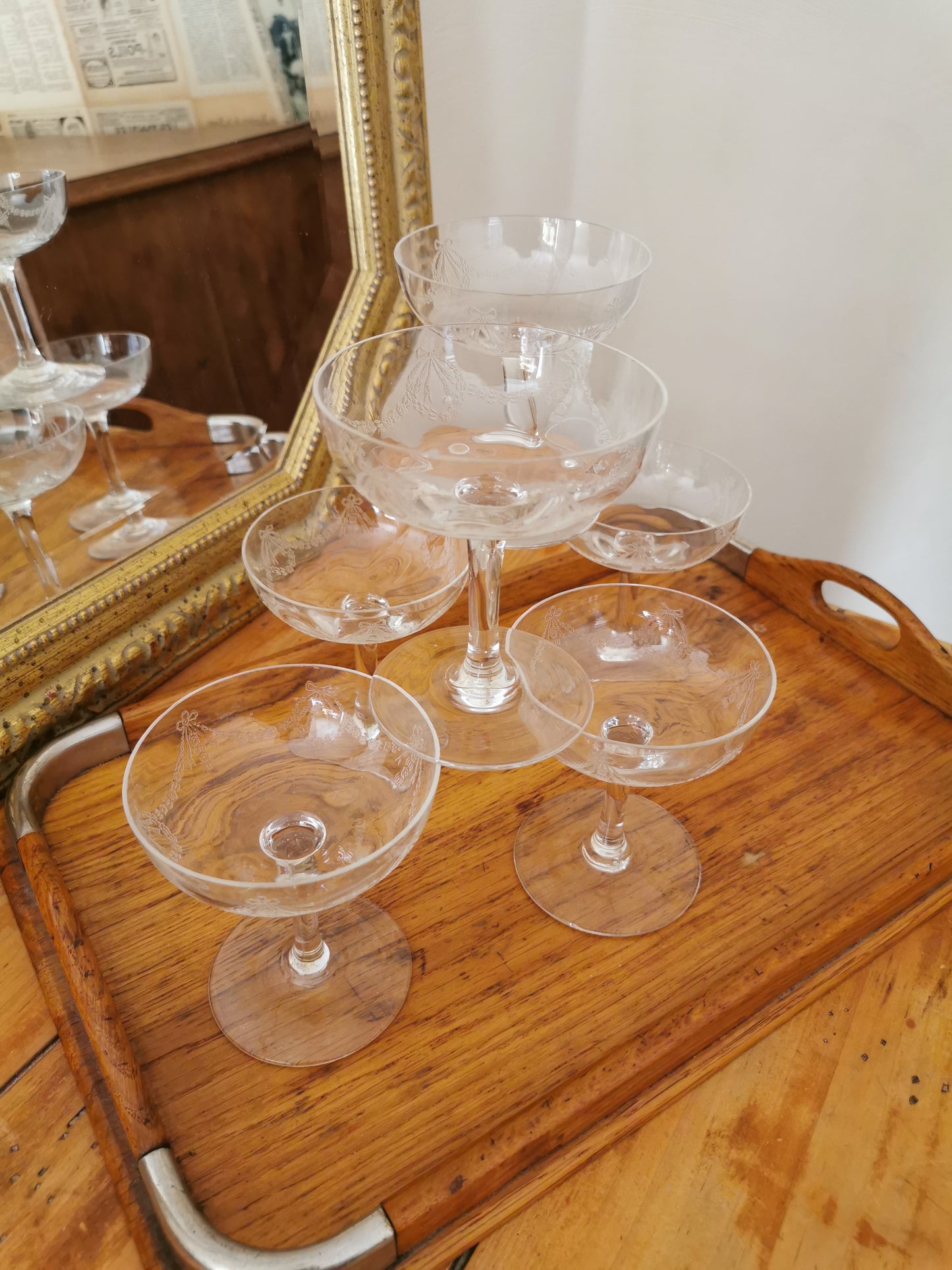 Coupes à champagne vintage
