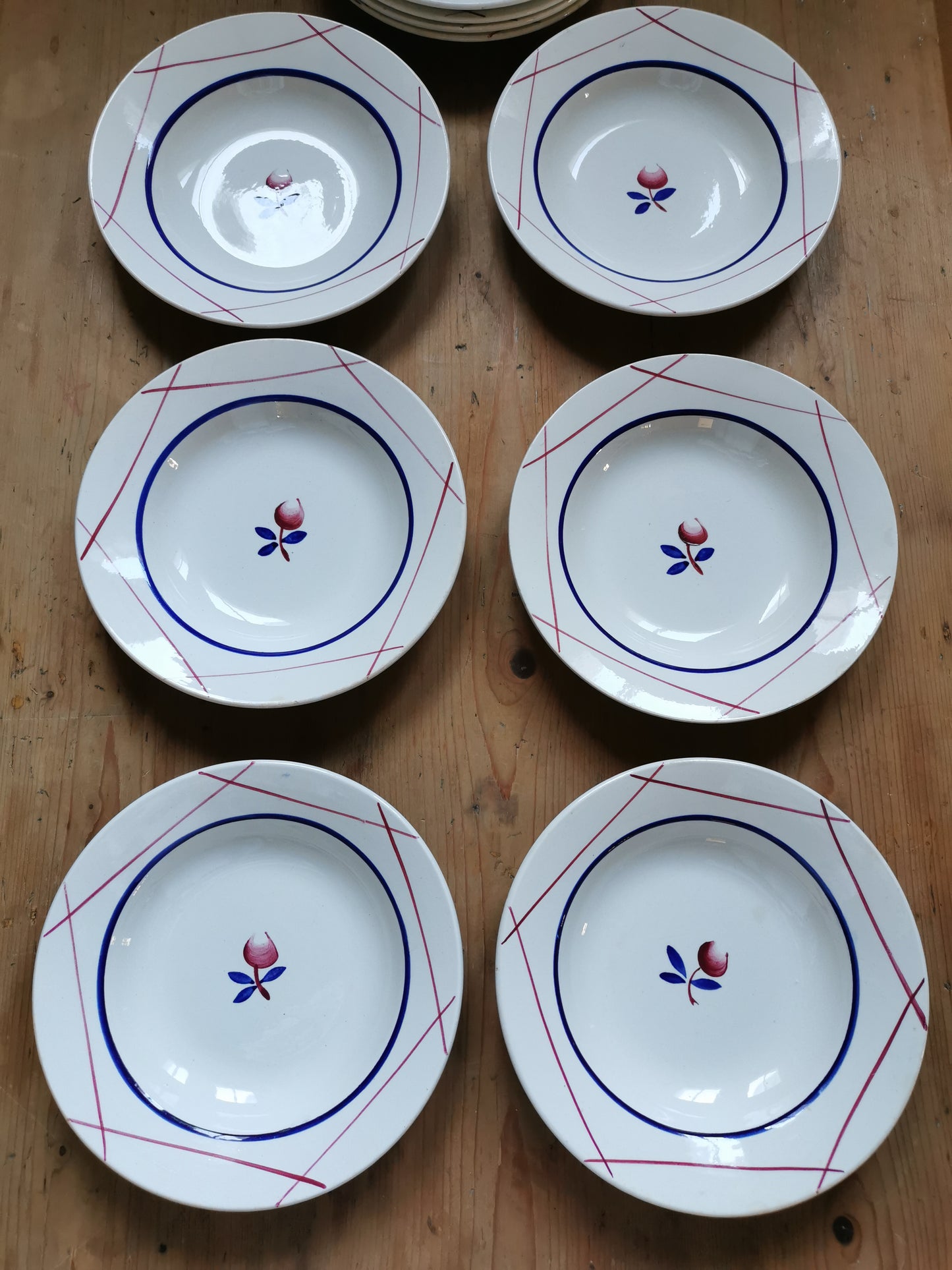 Assiettes creuses Gien