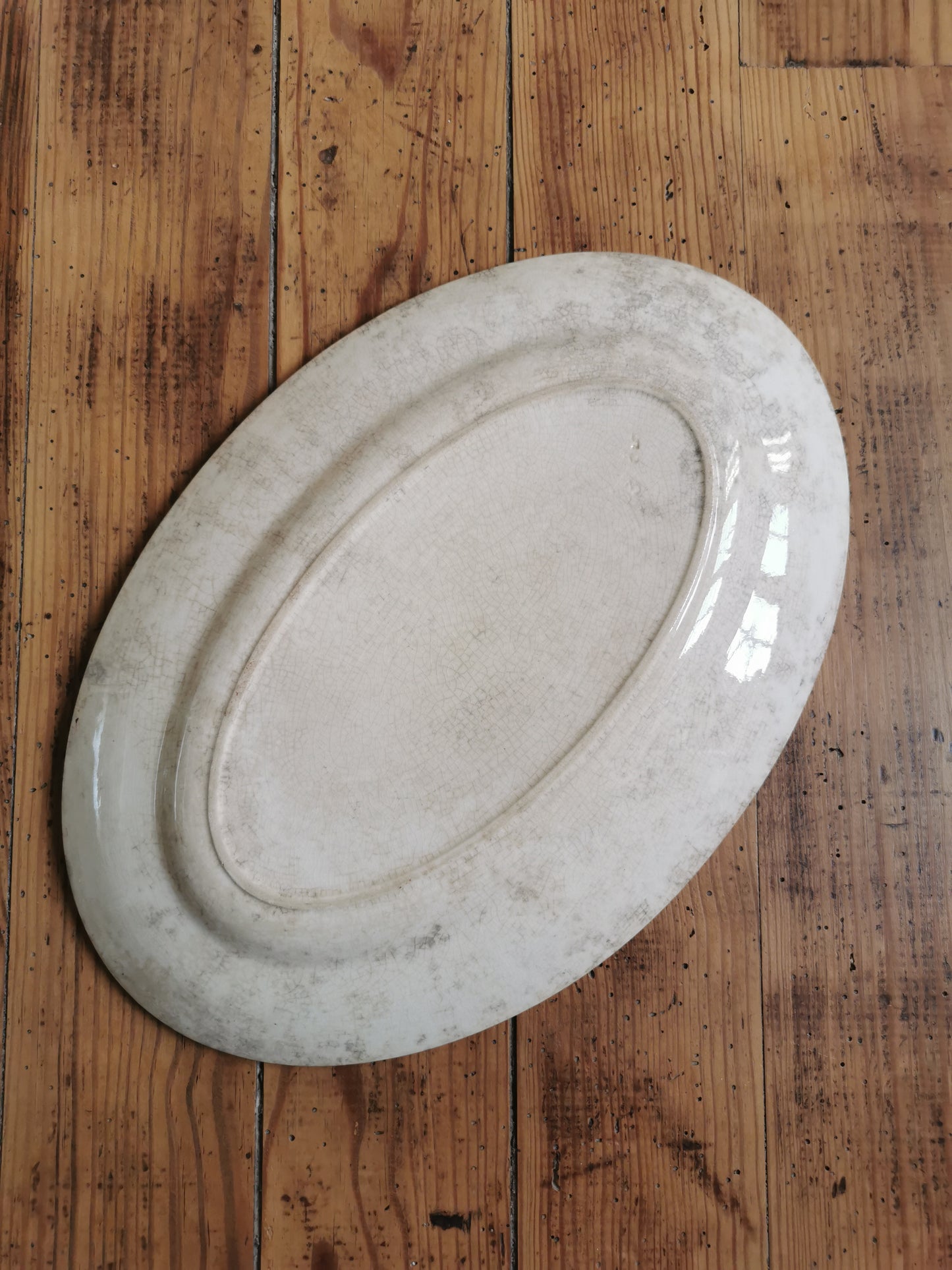 Plat ovale ancien H.B & Cie, Paris